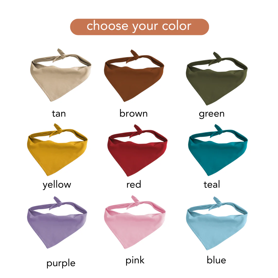 Cotton Adventure Dog Bandana | Adjustable & Customizable - Image 2