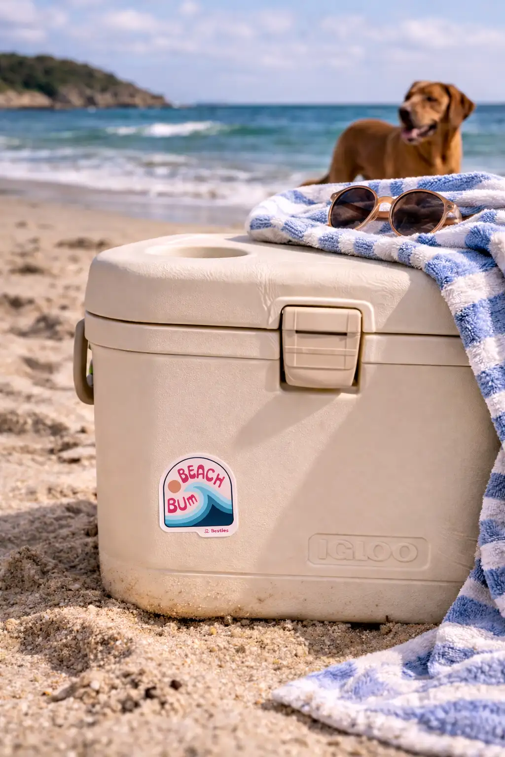Beach Bum Sticker - Image 3