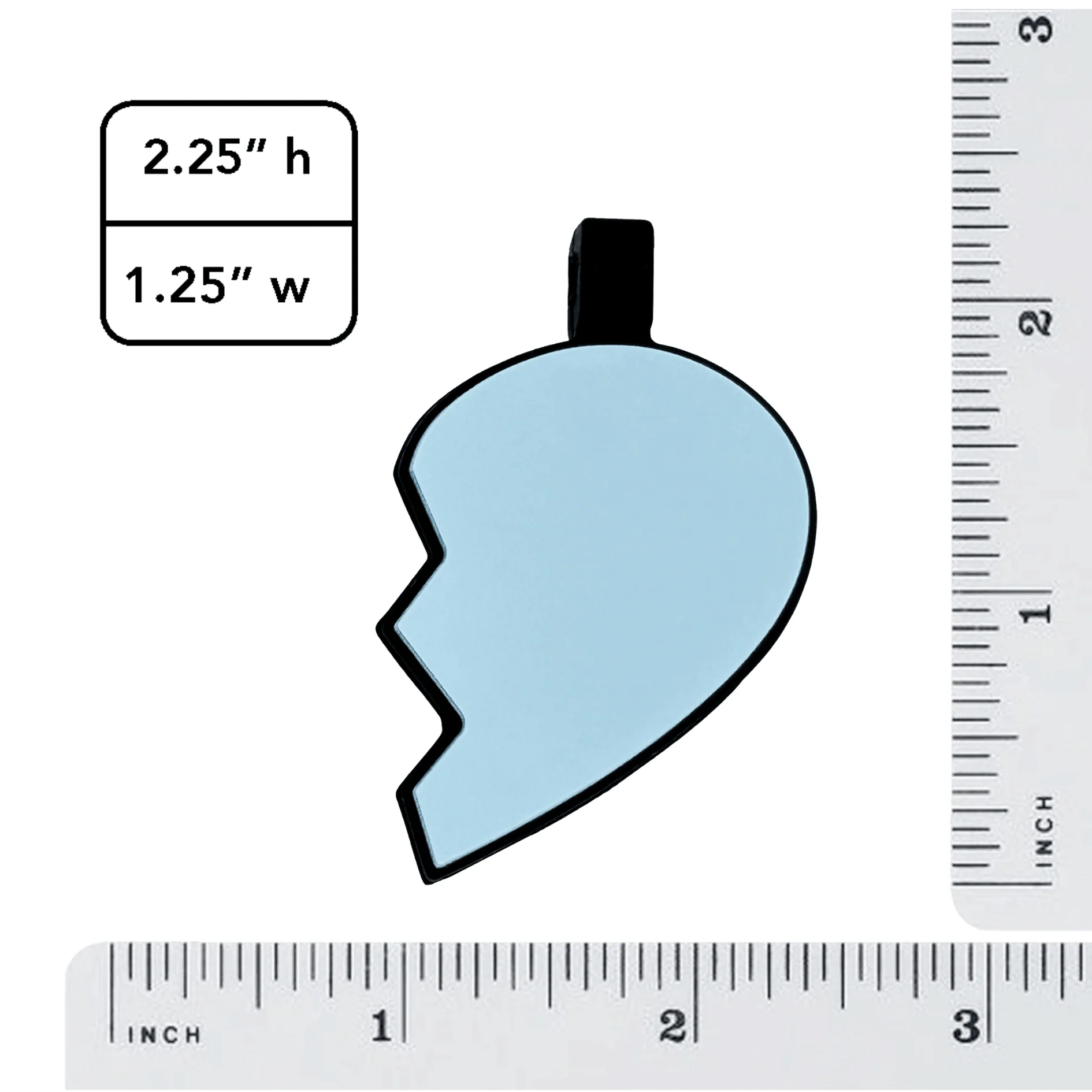 Best Friends Cursive BFF Heart Silicone ID Tags - Image 5