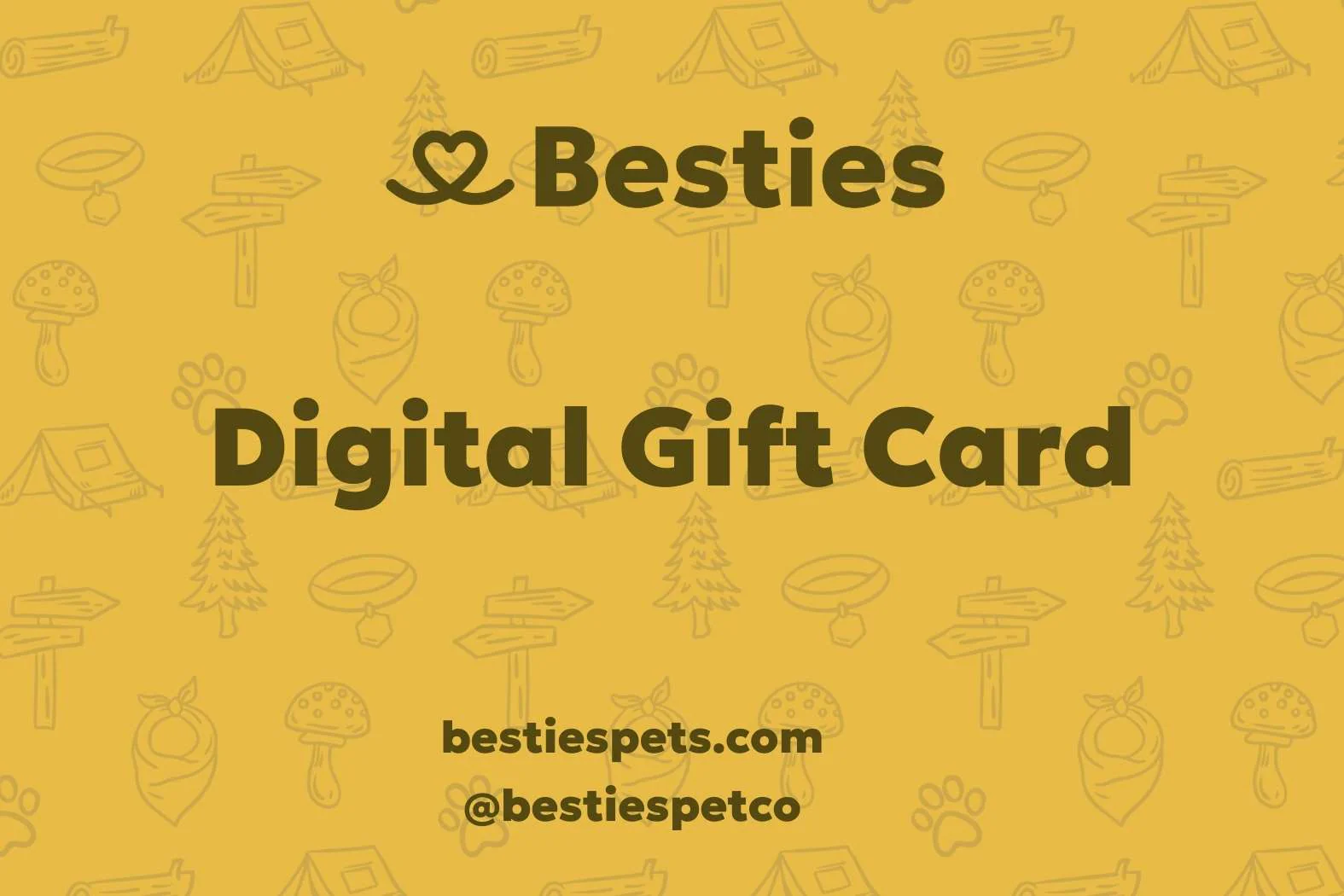 Besties Gift Card | Digital Download