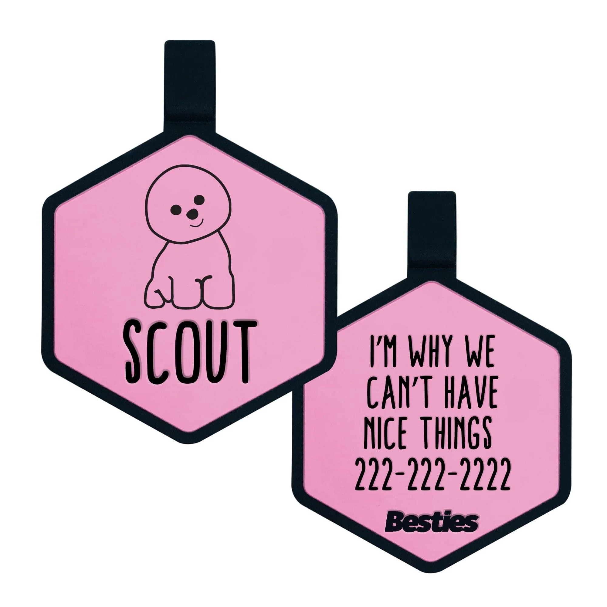 Bichon FurKids Silicone ID Tag - Image 4