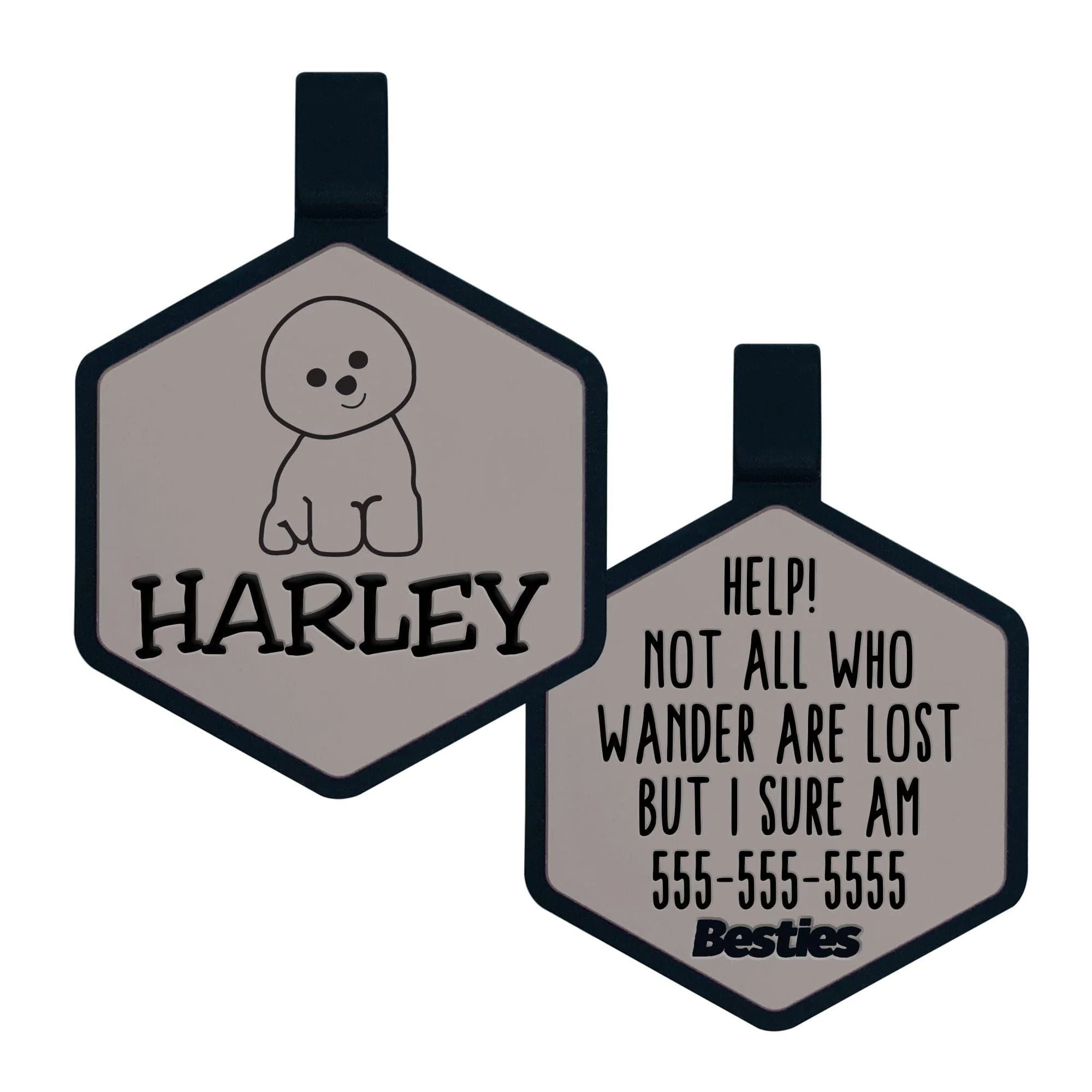 Bichon FurKids Silicone ID Tag - Image 7