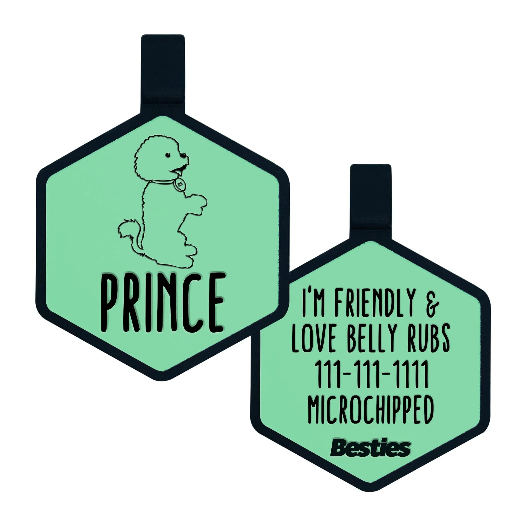 Bichon Rescue Of Orange County Silicone ID Tag - Image 7