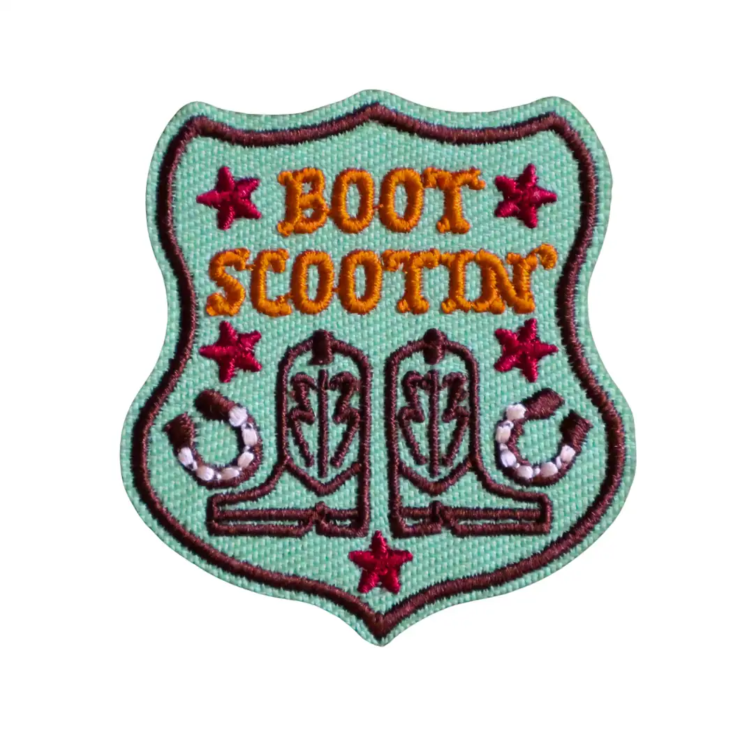 Boot Scootin' | Velcro or Iron-On Patch for Pets
