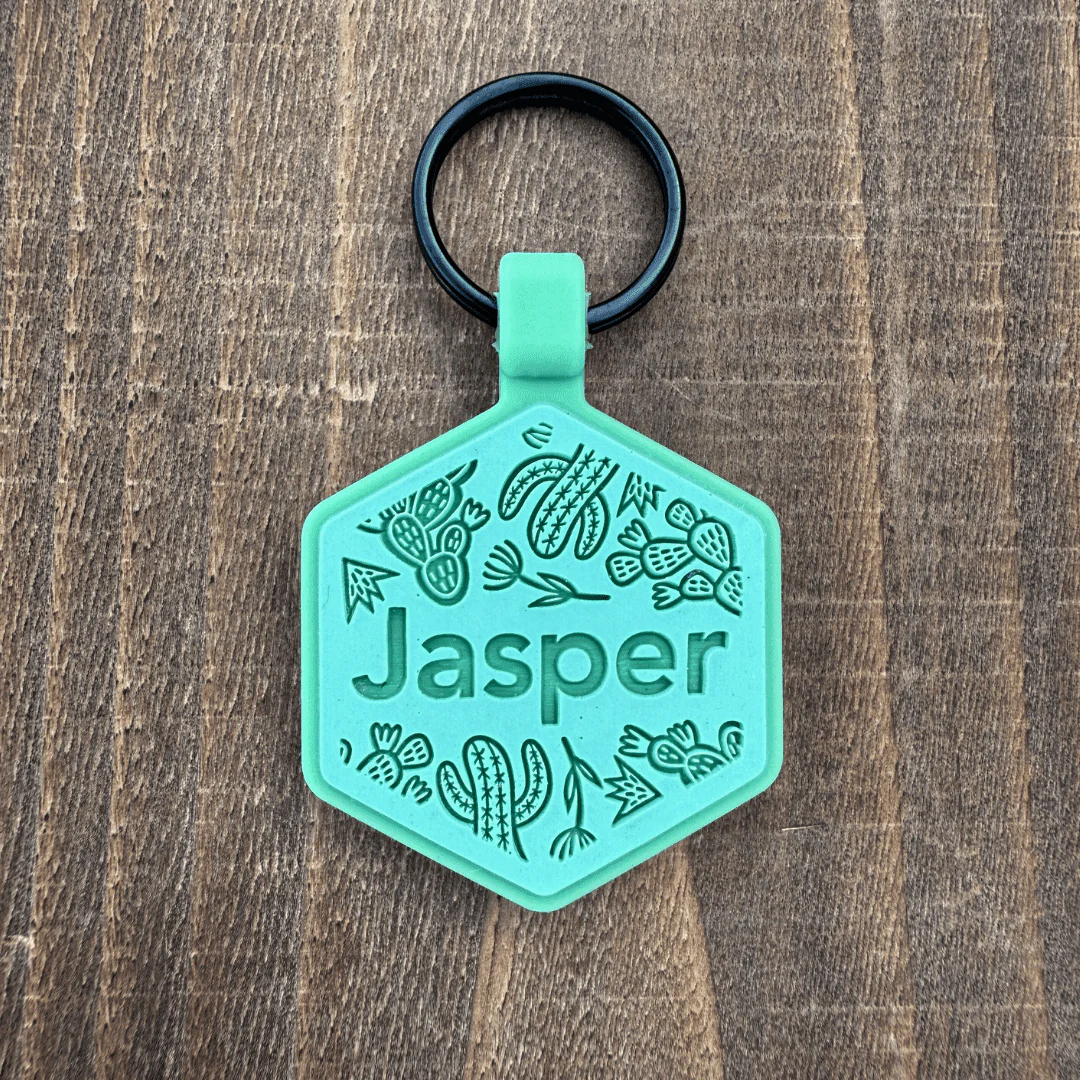 Cactus Boogie Silicone ID Tag - Image 5