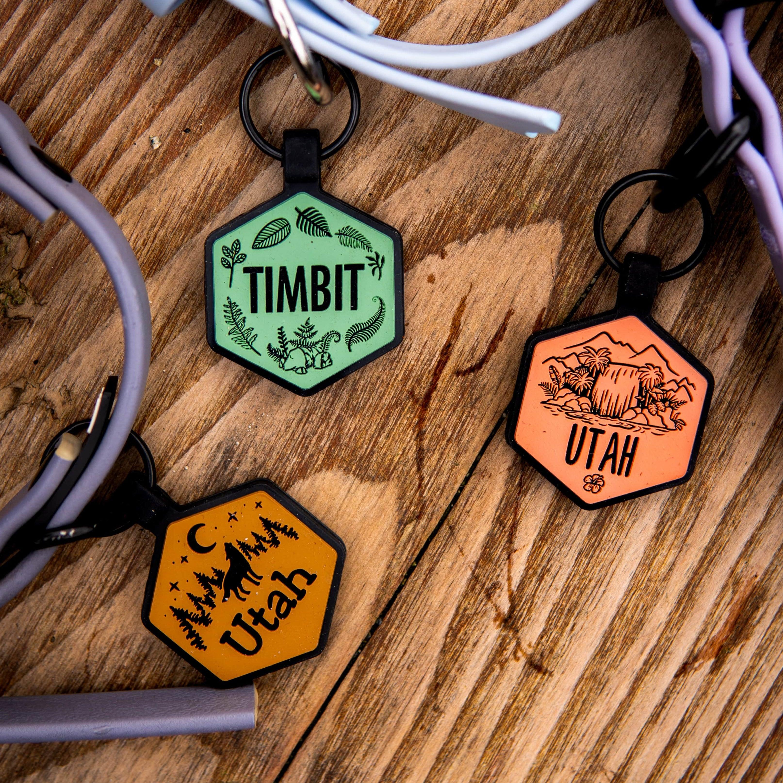 Camel Brown Silicone ID Tag - Image 4