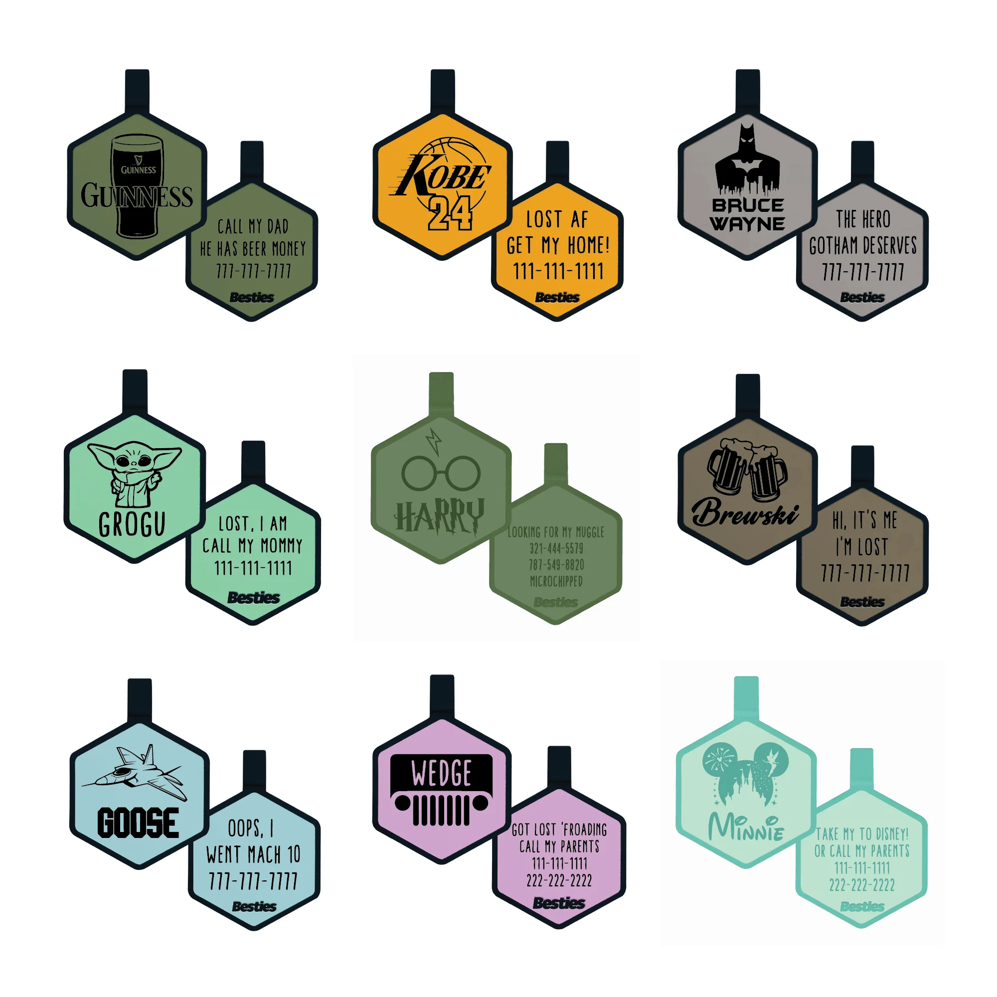 Custom Artwork Pet ID Tag - Image 13