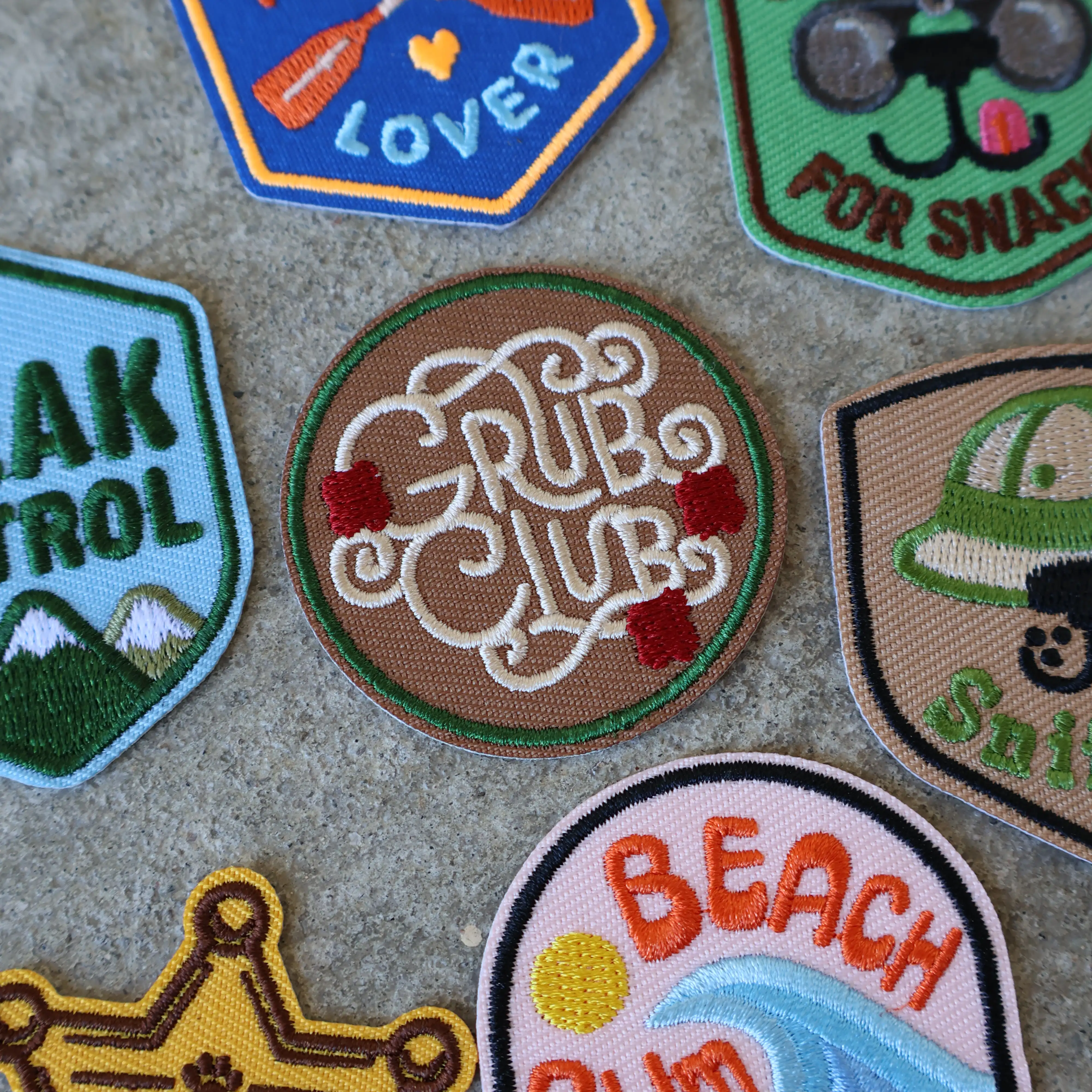 Grub Club  | Velcro or Iron-On Patch for Pets - Image 2