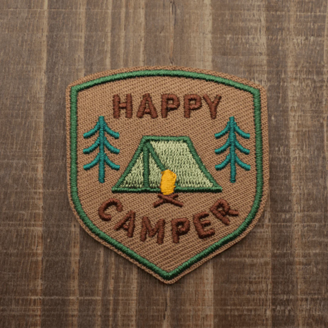 Happy Camper | Velcro or Iron-On Patches For Pets - Image 4