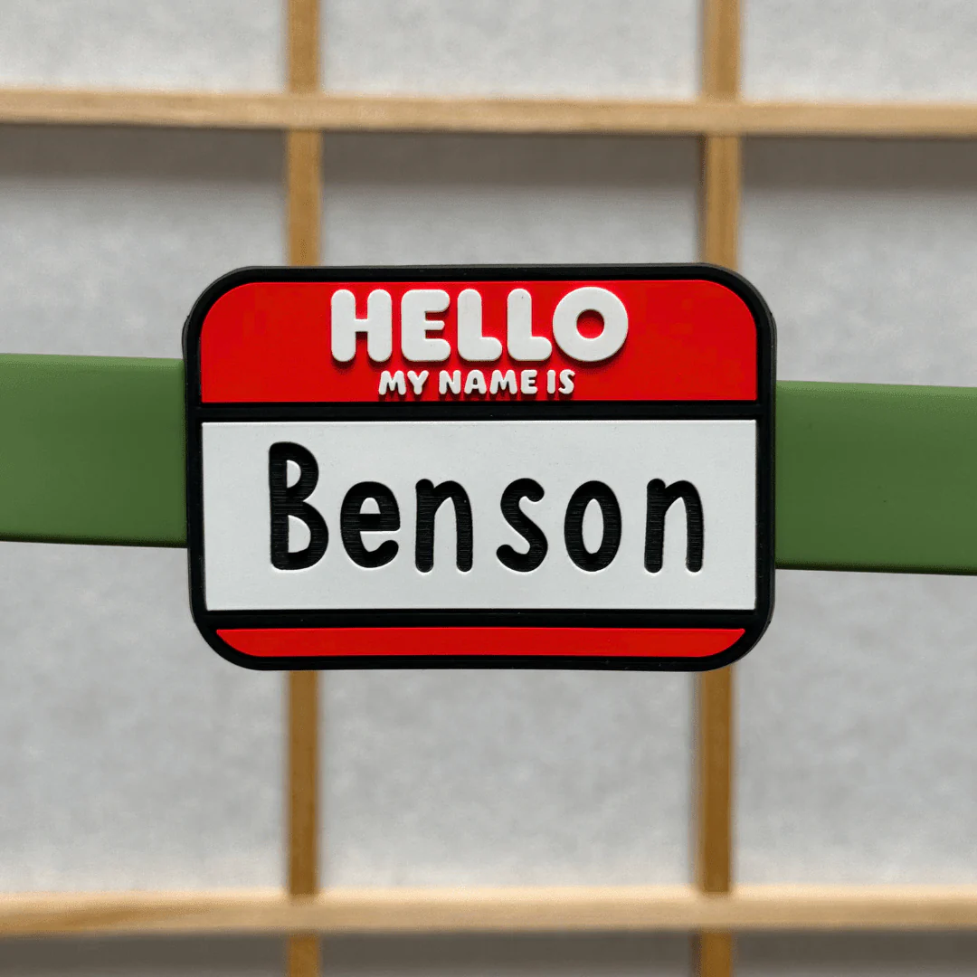Hello My Name Is | Slide-On Silicone ID Tag - Image 2