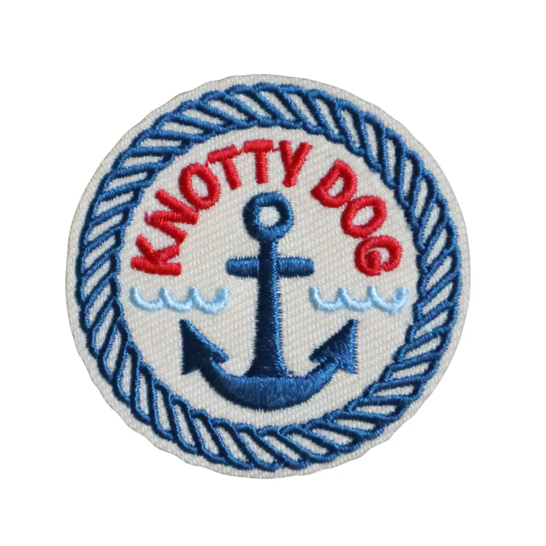 Knotty Dog | Velcro or Iron-On Patch for Pets