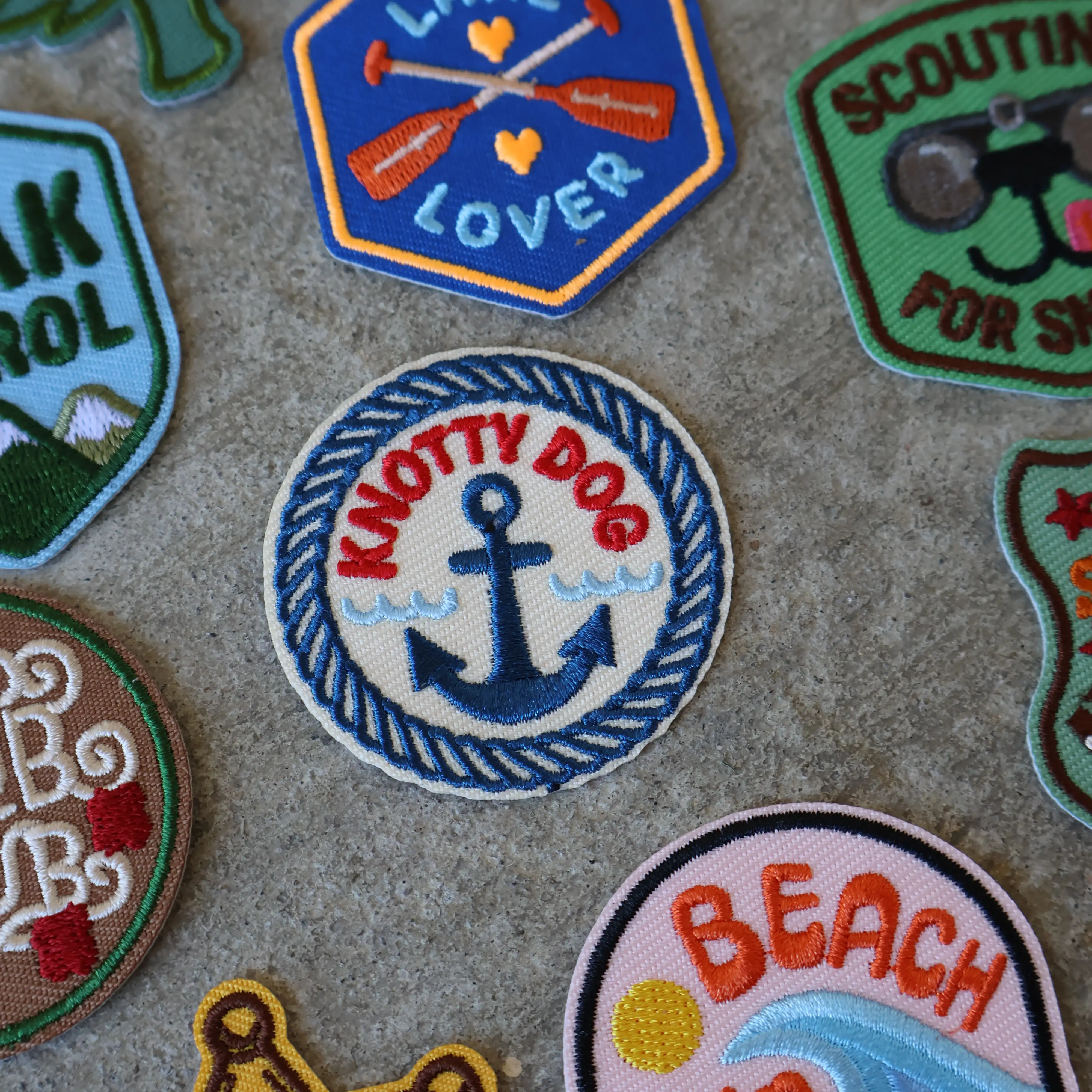 Knotty Dog | Velcro or Iron-On Patch for Pets - Image 2
