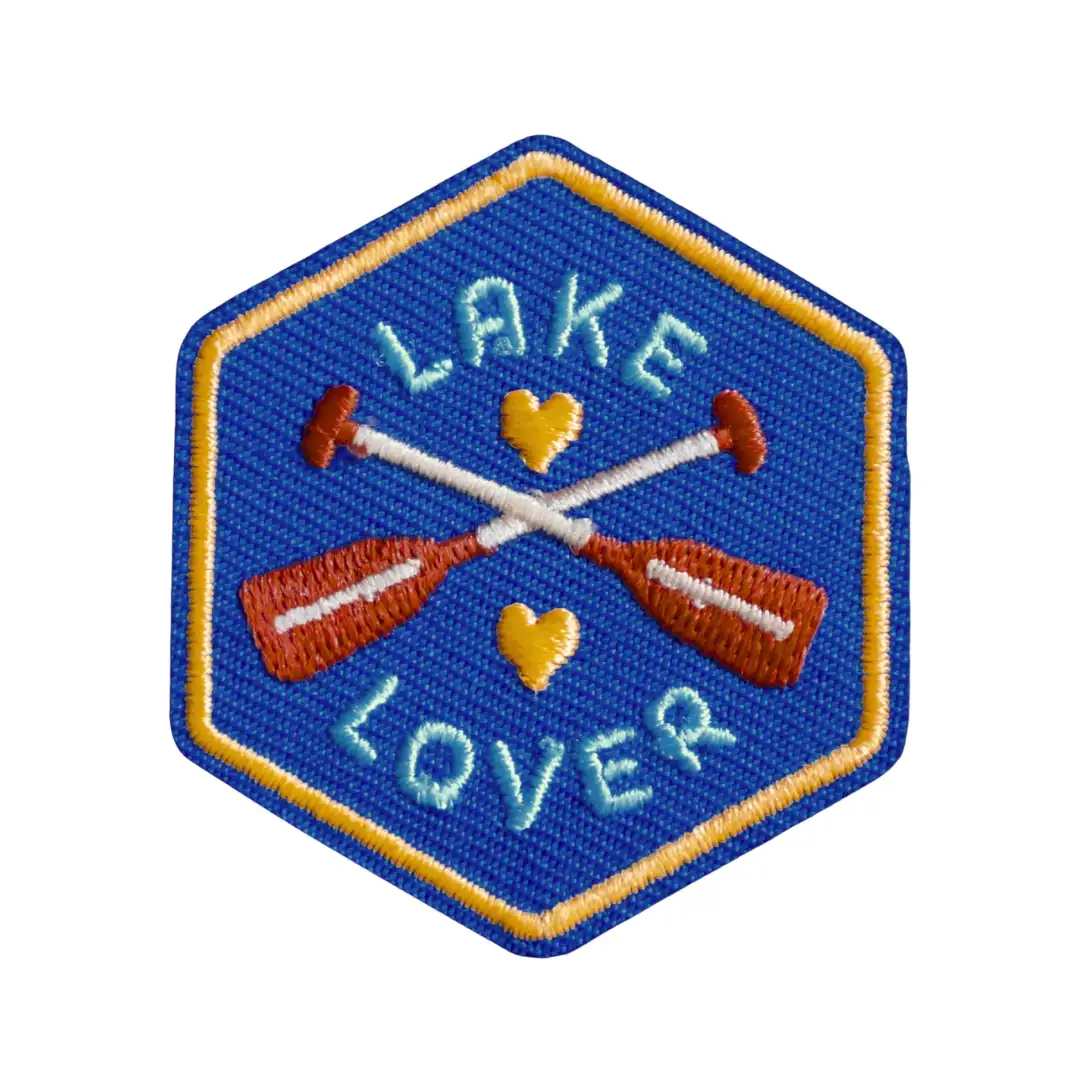 Lake Lover | Velcro or Iron-On Patch for Pets