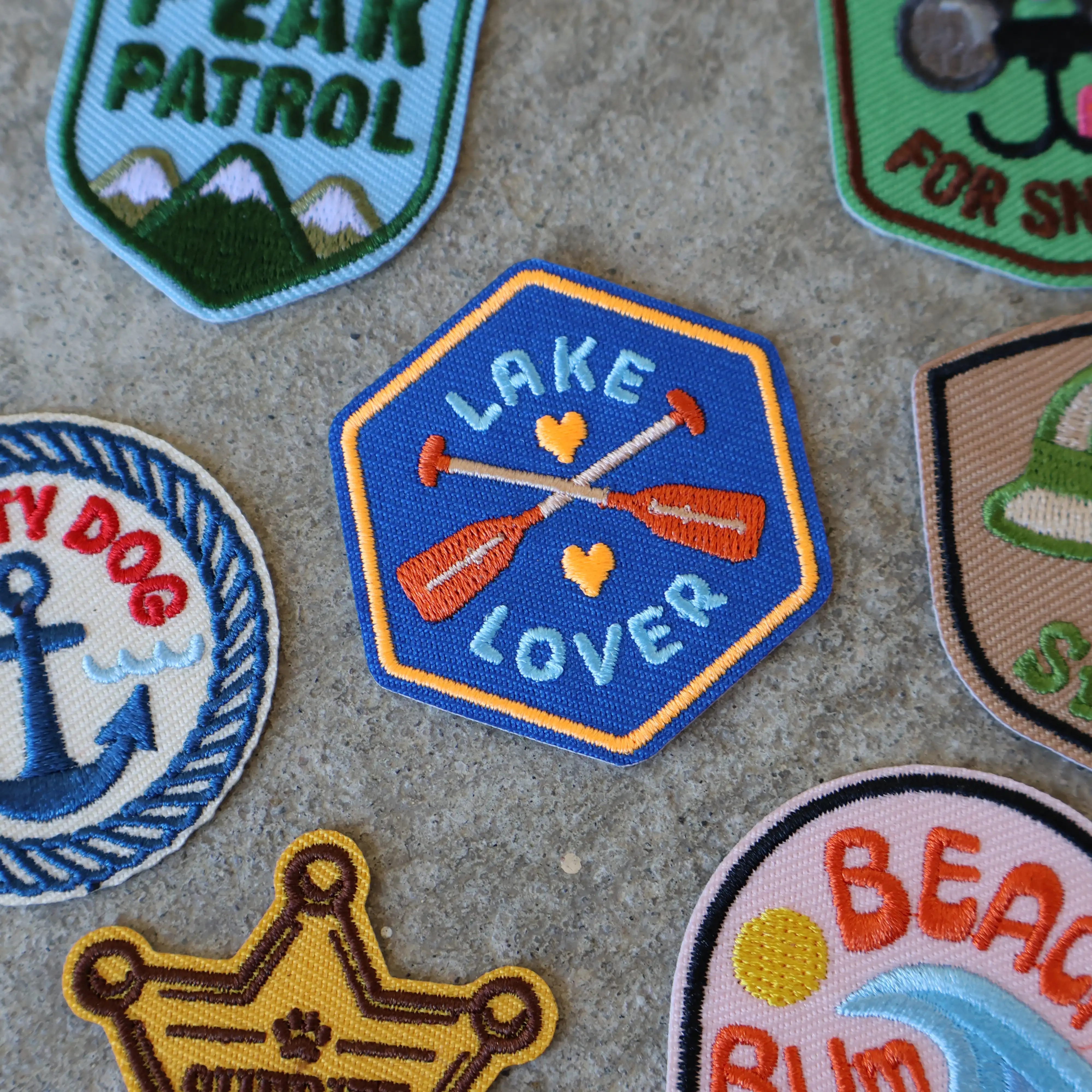 Lake Lover | Velcro or Iron-On Patch for Pets - Image 2