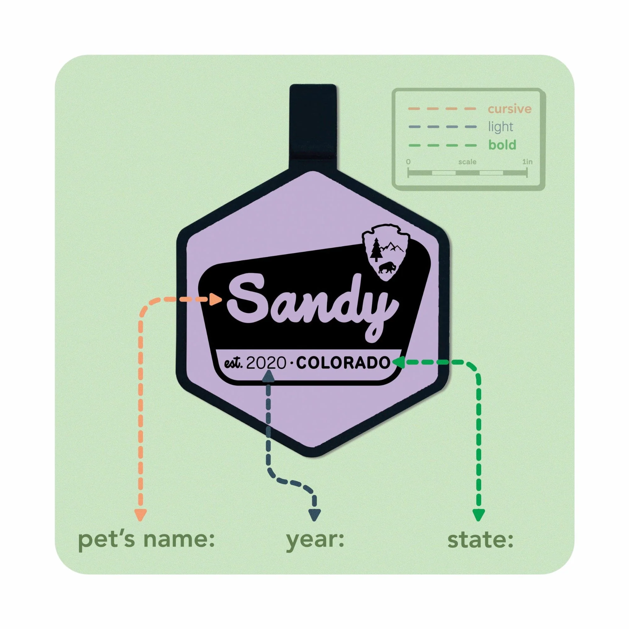 National Park Silicone ID Tag - Image 4