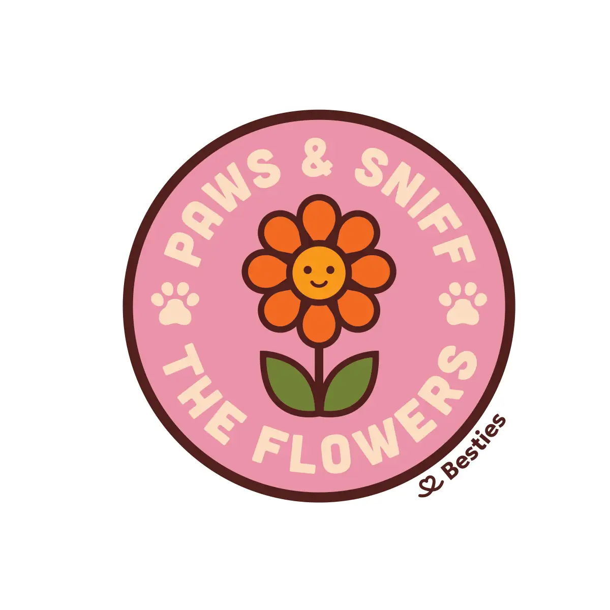 Paws and Sniff Sticker