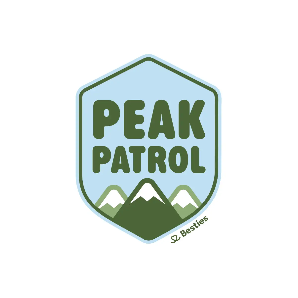 Peak Patrol Sticker