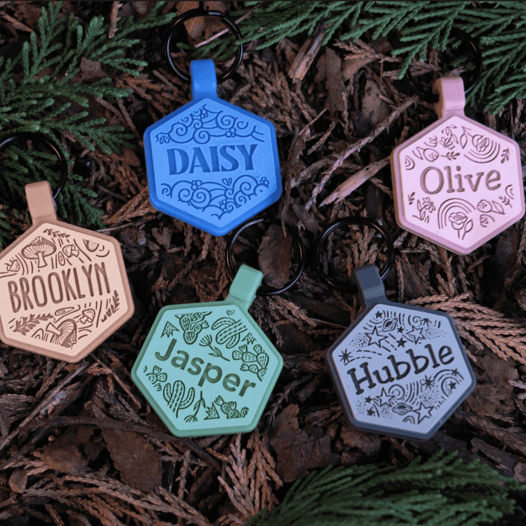 QR Code Supernova Silicone ID Tag - Image 5