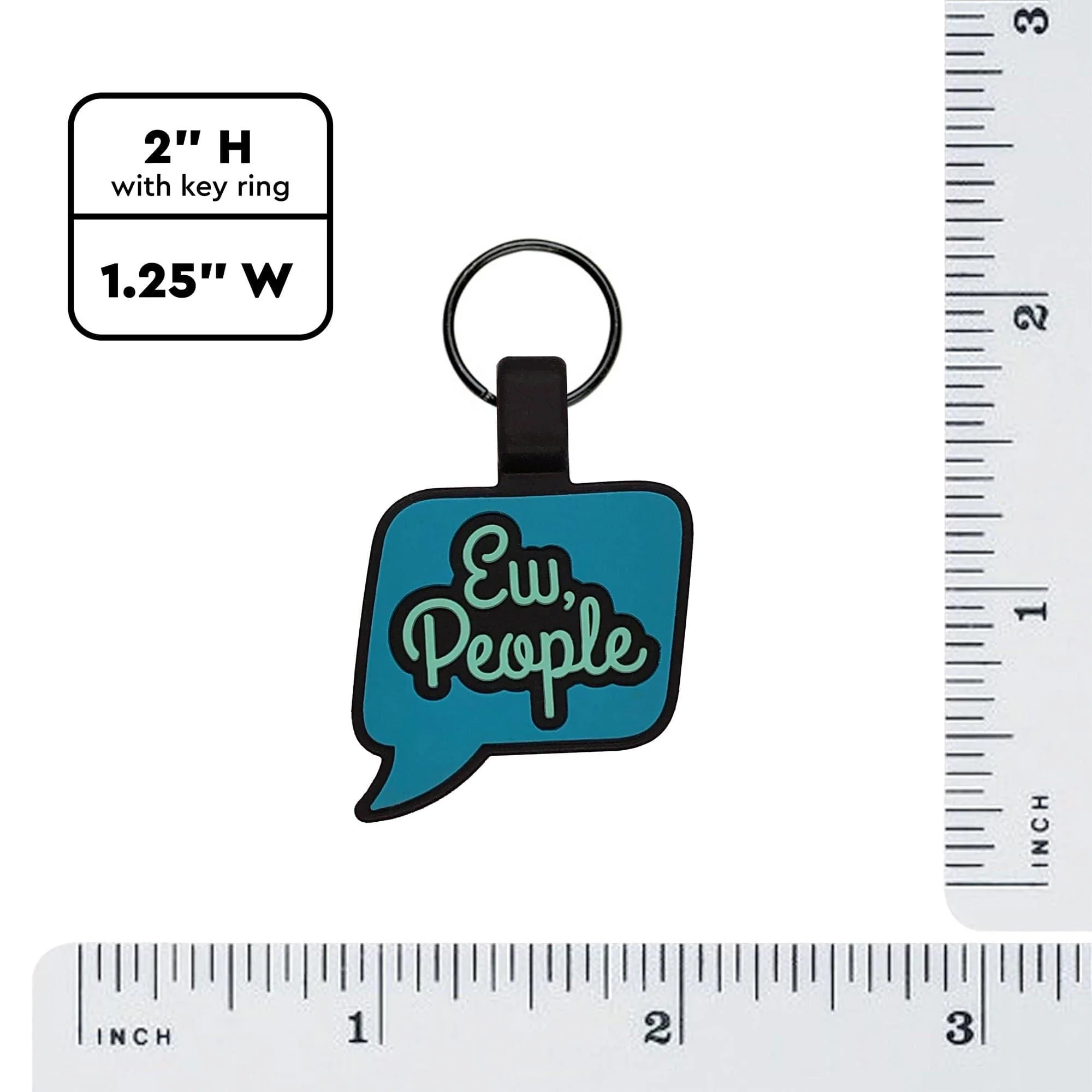 QR Code "Ew, People" Silicone Cat ID Tag - Image 5