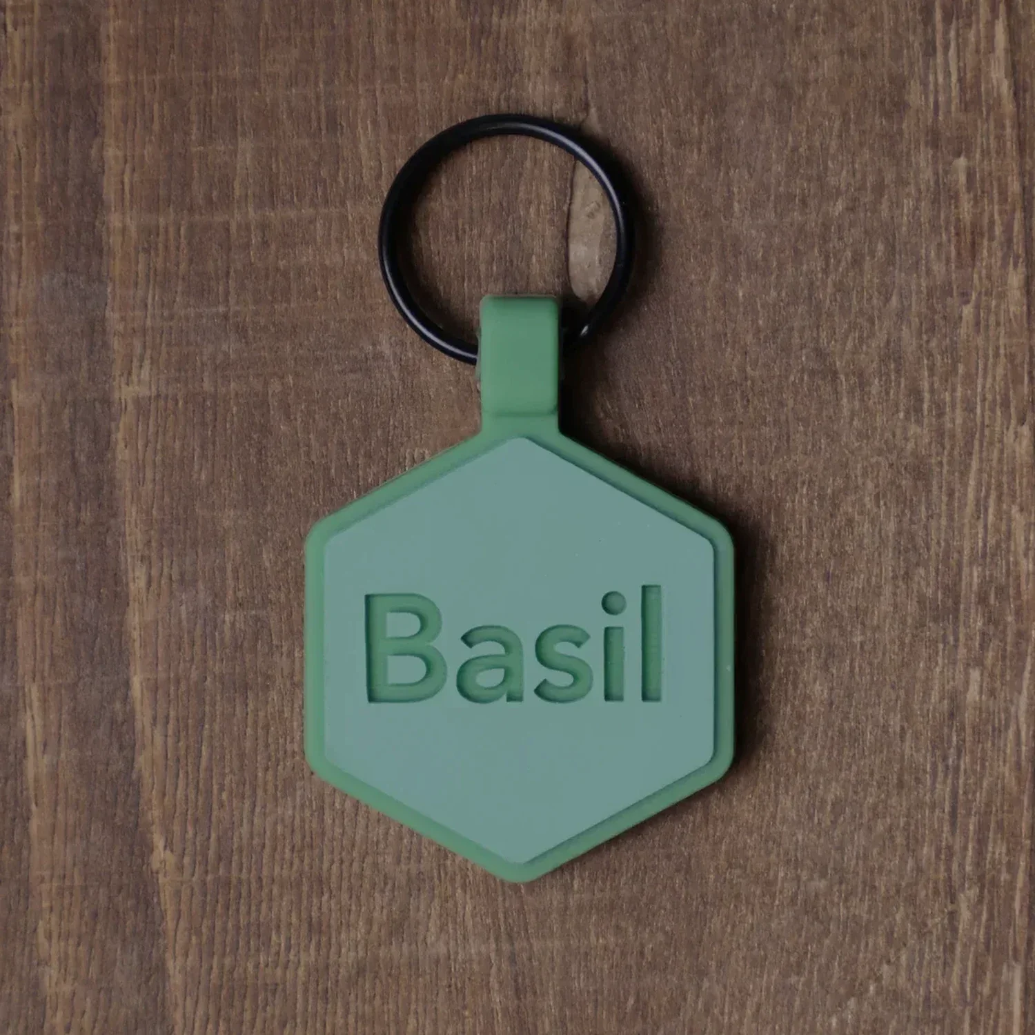 Fern Green Silicone ID Tag - Image 3