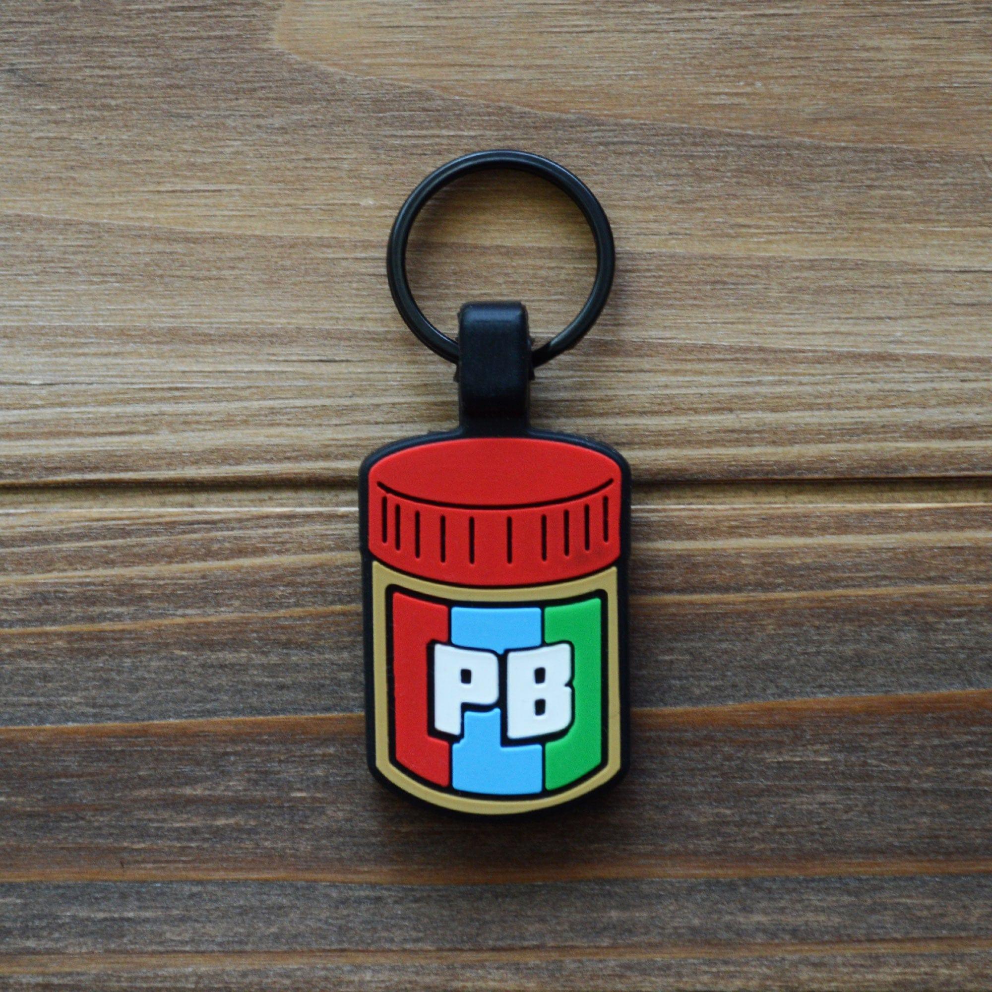 QR Code Peanut Butter Silicone ID Tag - Image 3