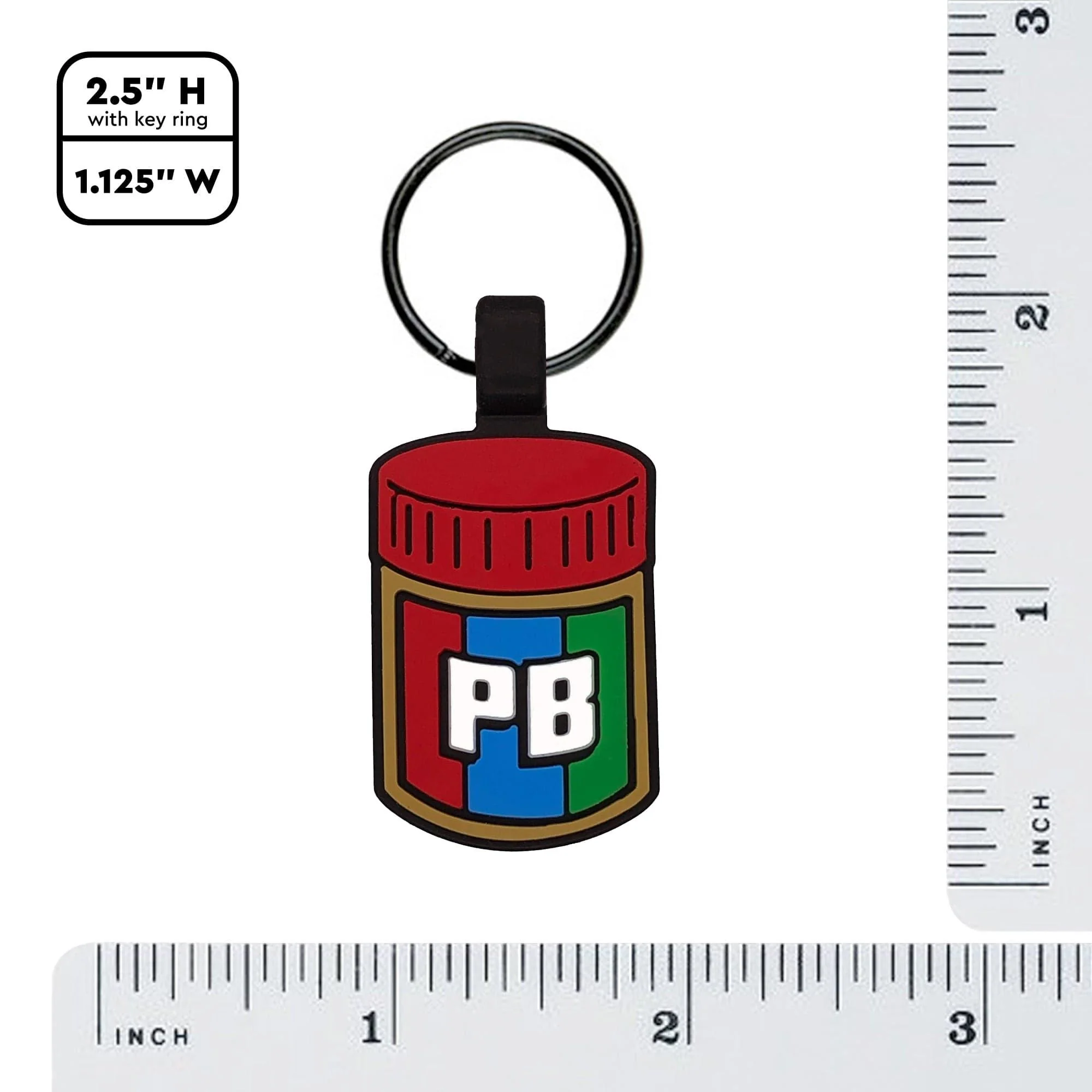 QR Code Peanut Butter Silicone ID Tag - Image 5