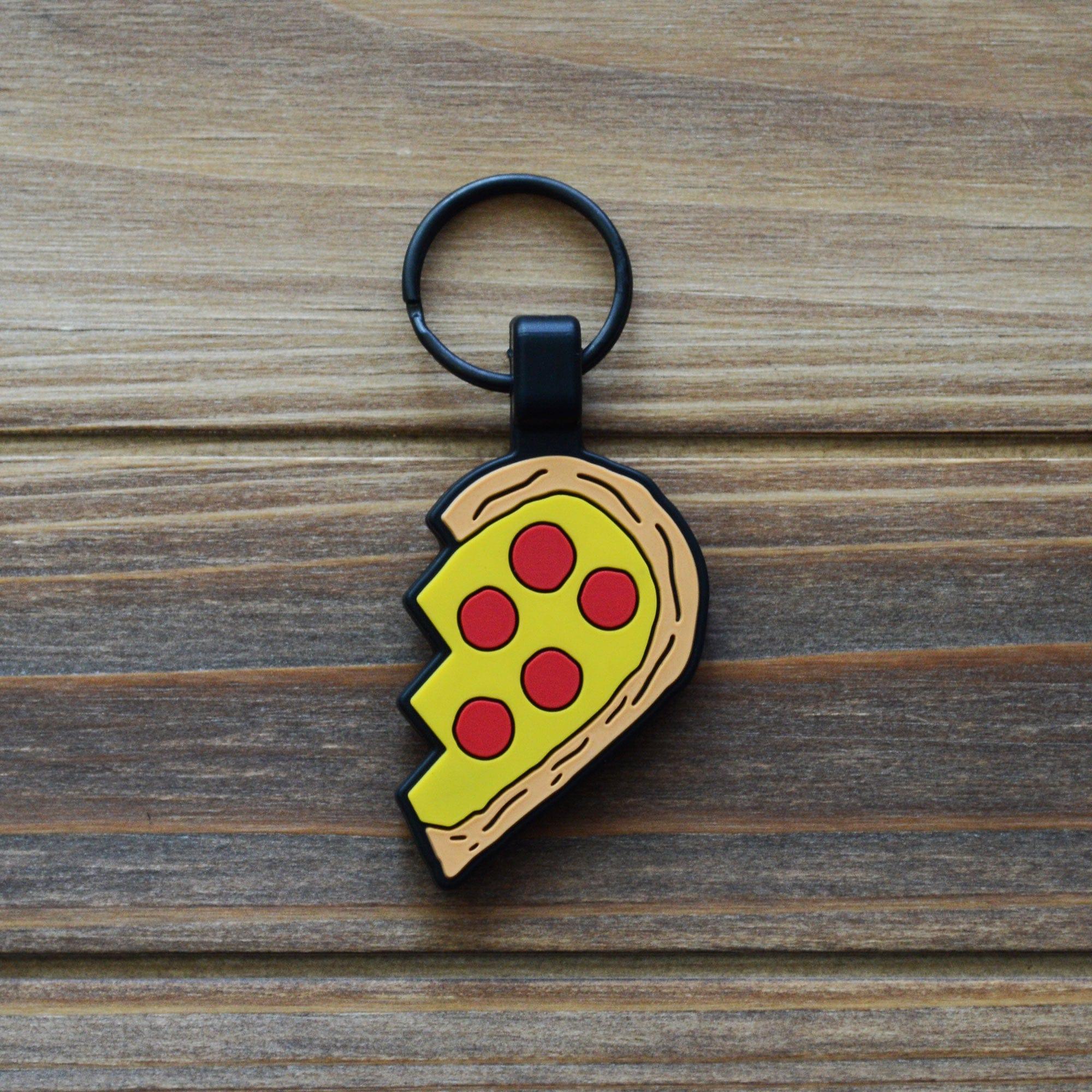 QR Code Pizza Your Heart Silicone ID Tag - Image 3