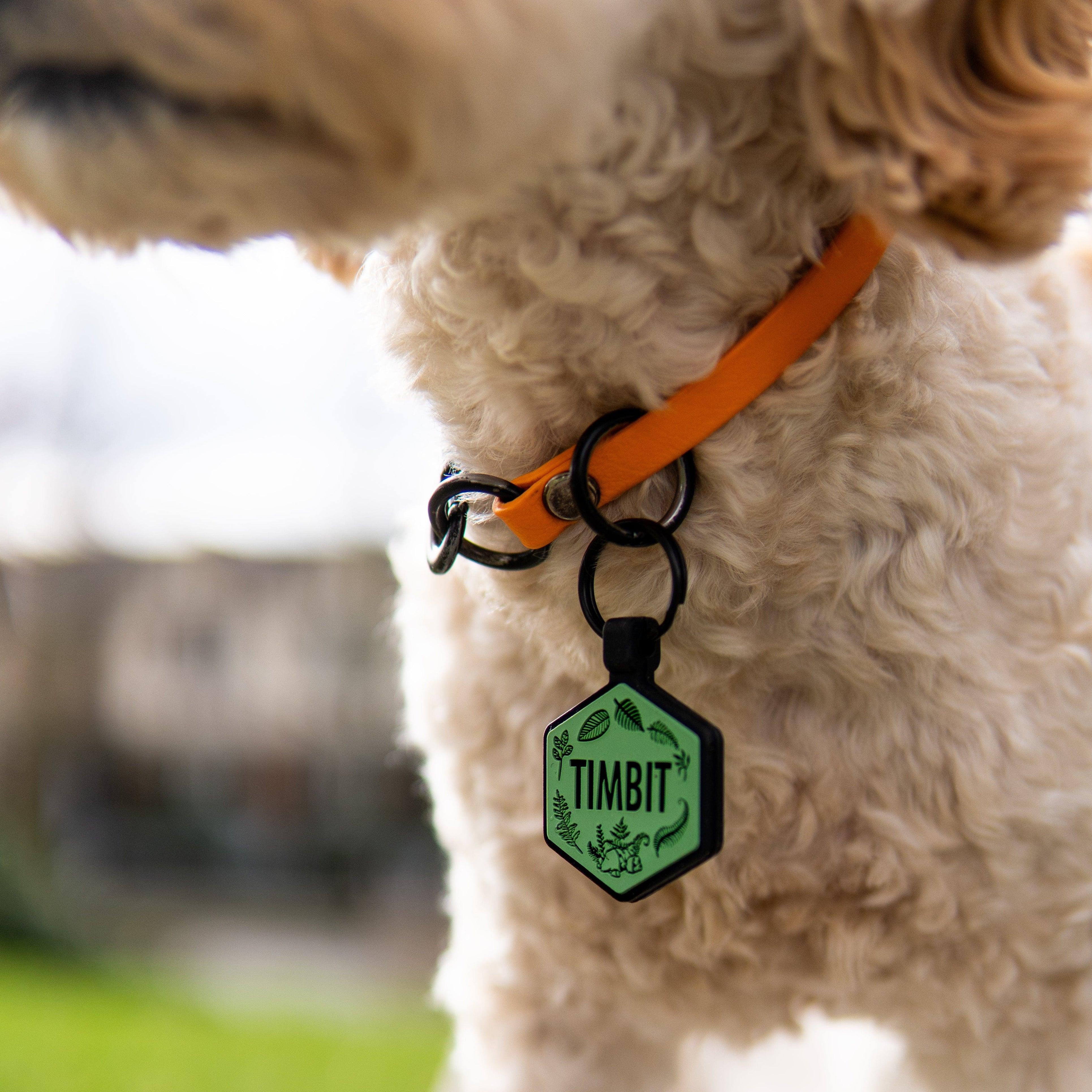 QR Code Seafoam Green Silicone ID Tag - Image 6