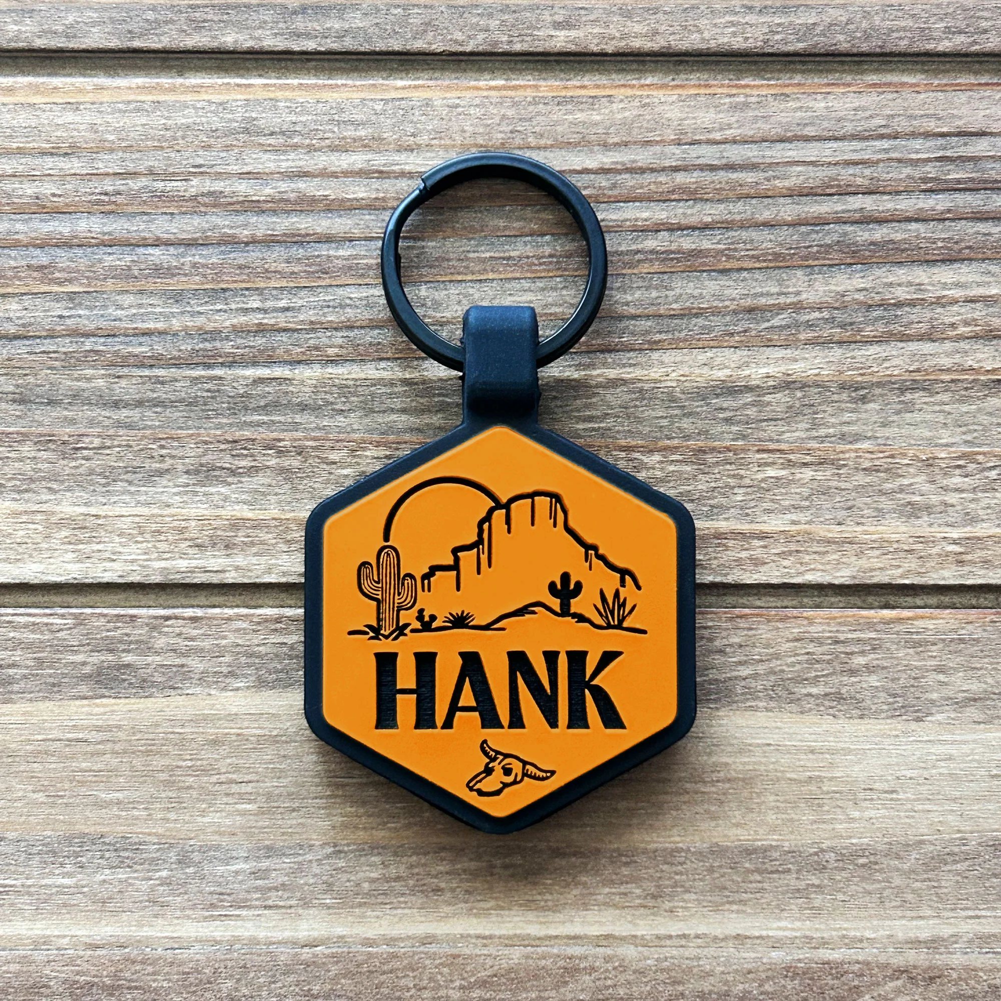 QR Code Sedona Sunrise Silicone ID Tag - Image 3