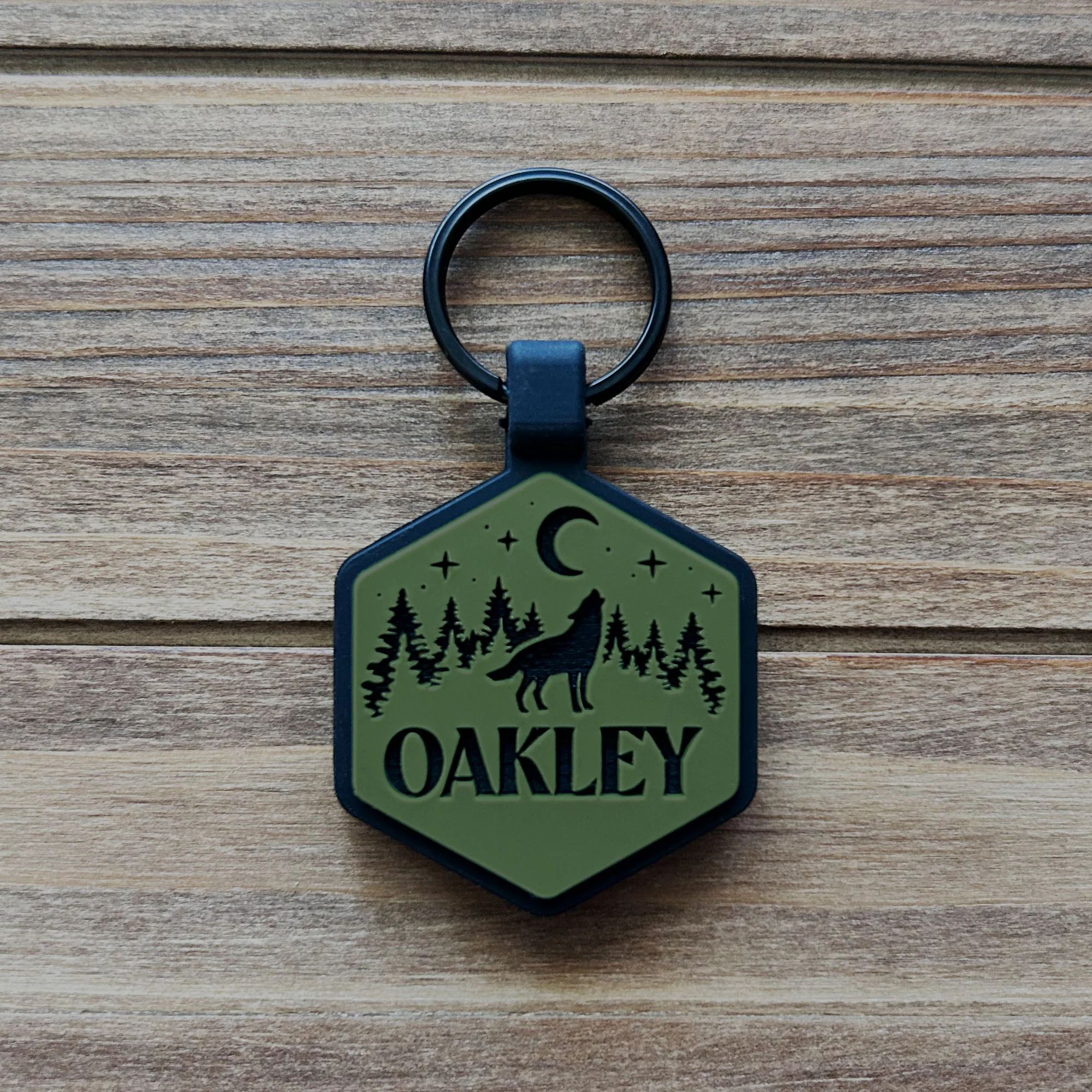 QR Code Stay Wild Silicone ID Tag - Image 3