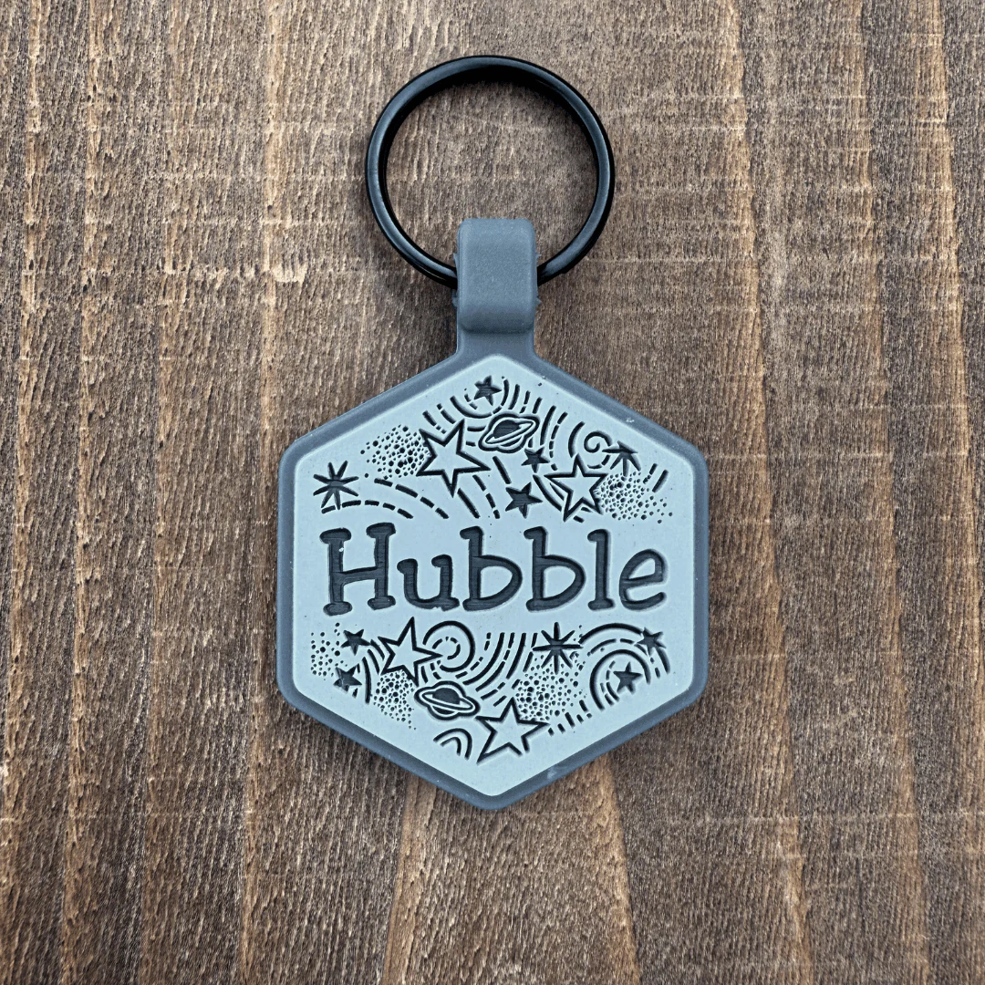 QR Code Supernova Silicone ID Tag - Image 3