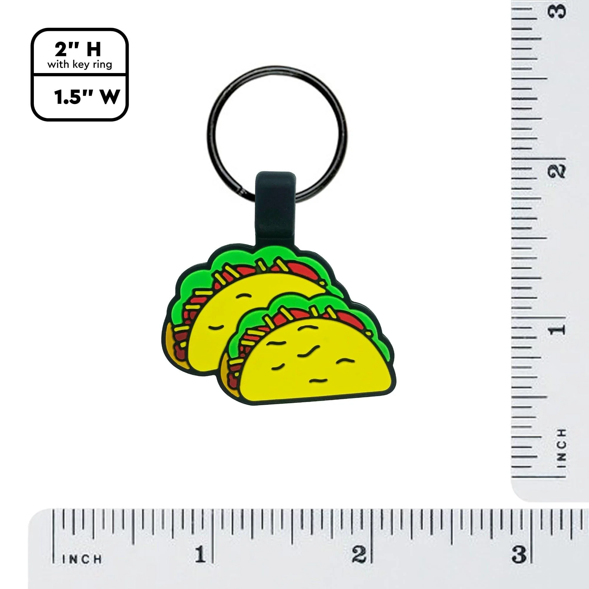 QR Code Taco Tuesday Silicone ID Tag - Image 6