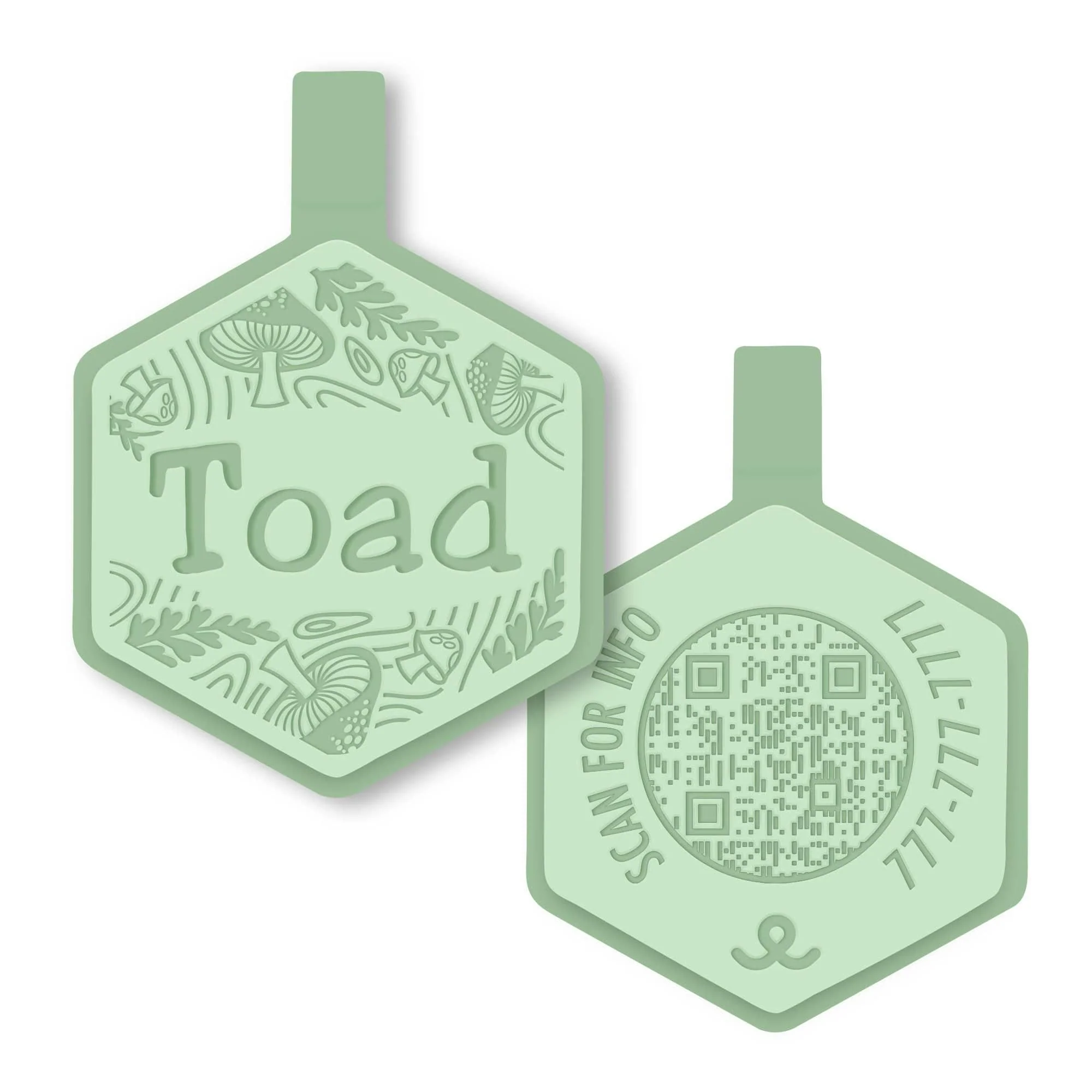 QR Code Truffle Shuffle Silicone ID Tag