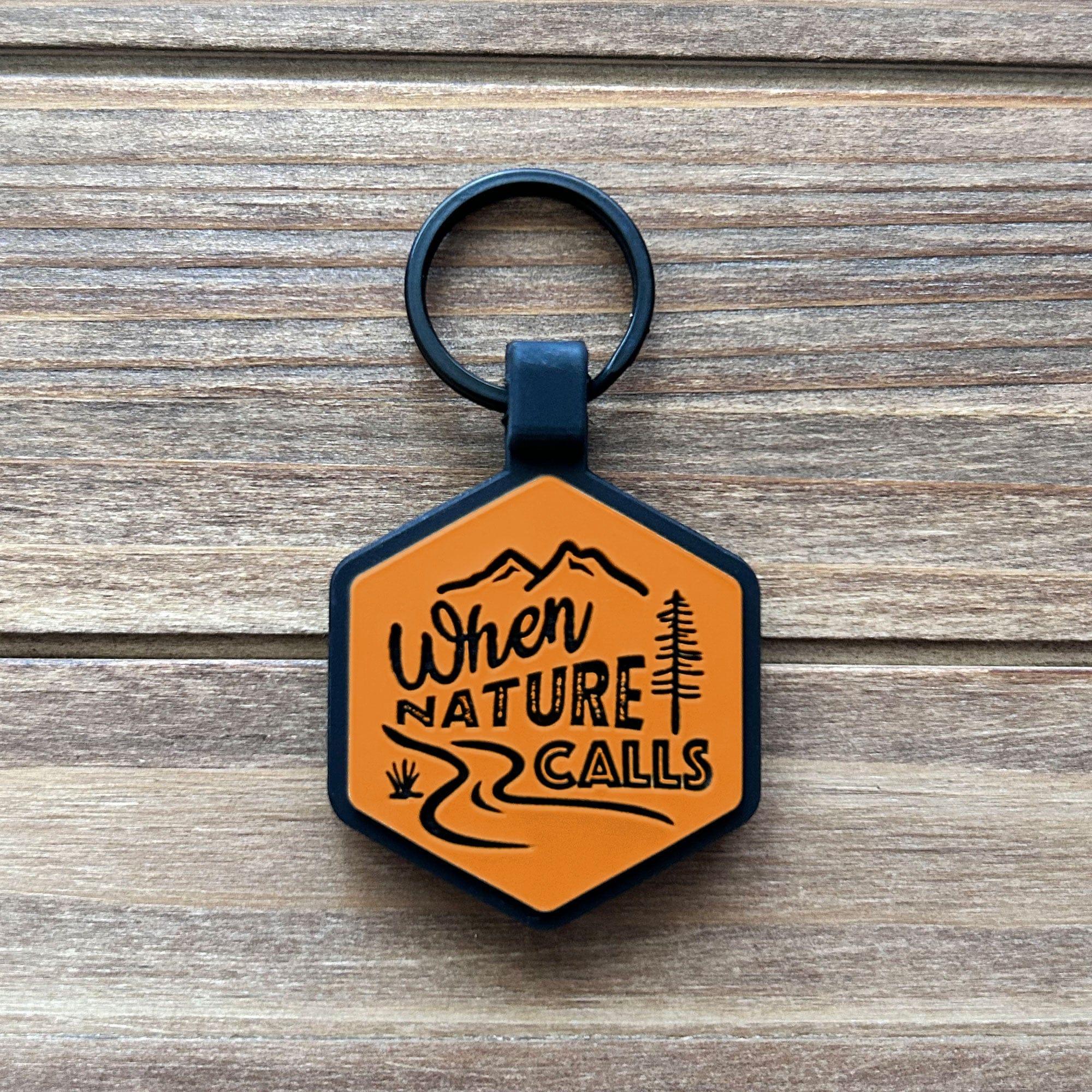 QR Code When Nature Calls Silicone ID Tag - Image 3