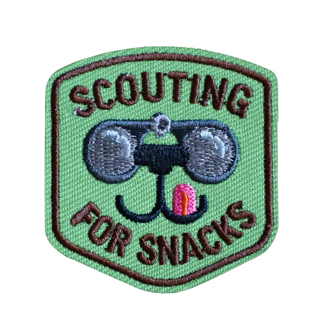 Scouting For Snacks | Velcro or Iron-On Patch for Pets