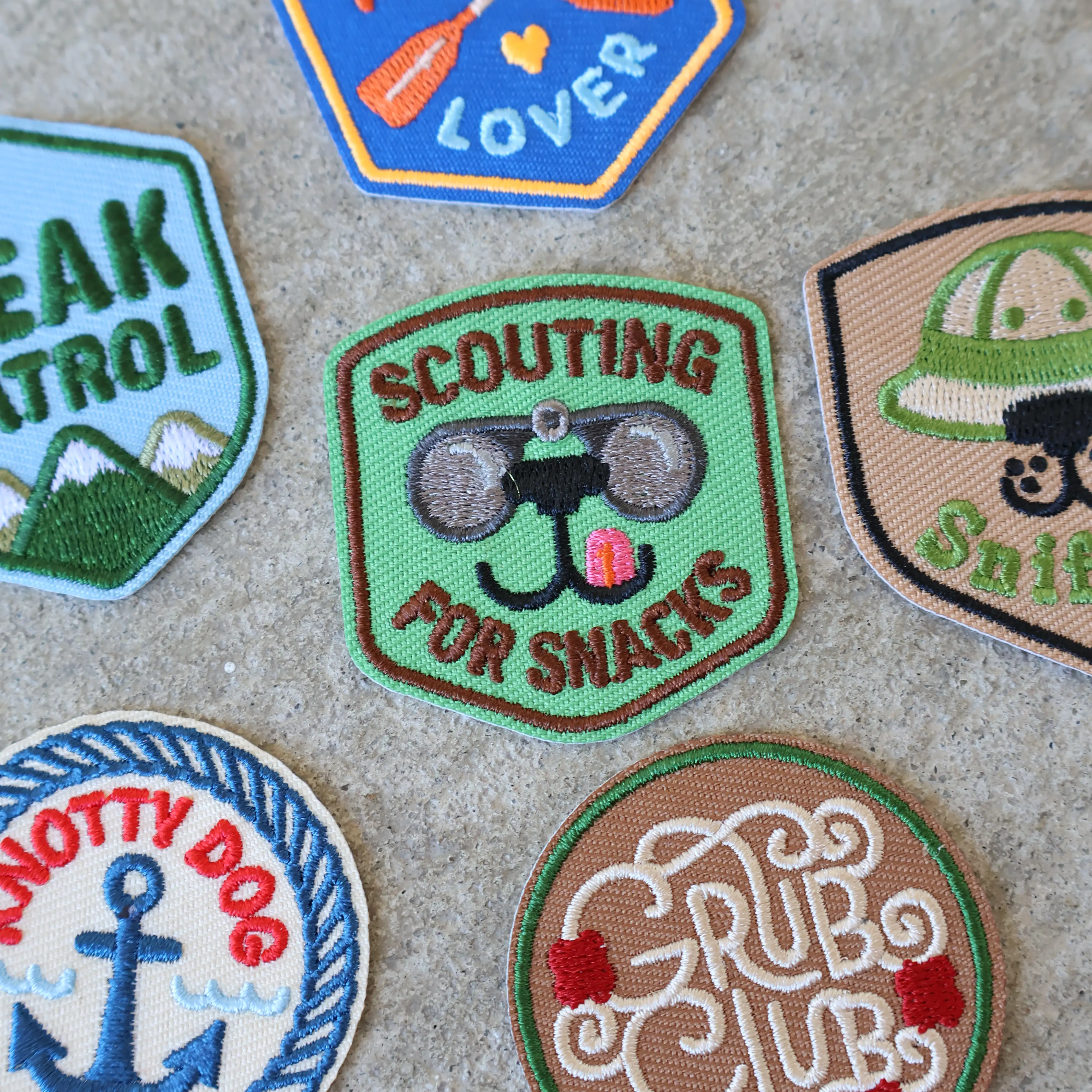 Scouting For Snacks | Velcro or Iron-On Patch for Pets - Image 2