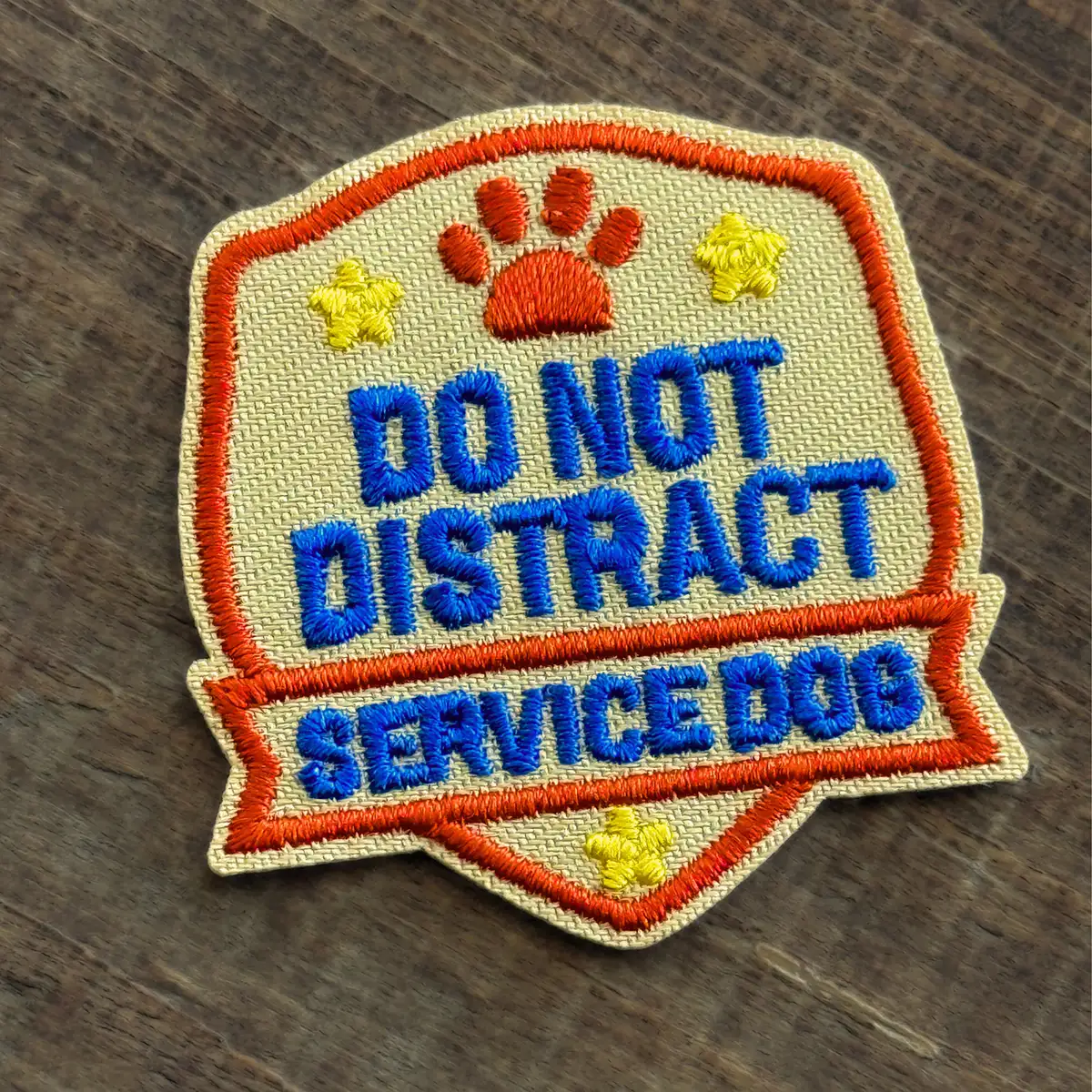 Service Dog - Do Not Distract | Velcro or Iron-On Patch for Pets - Image 2