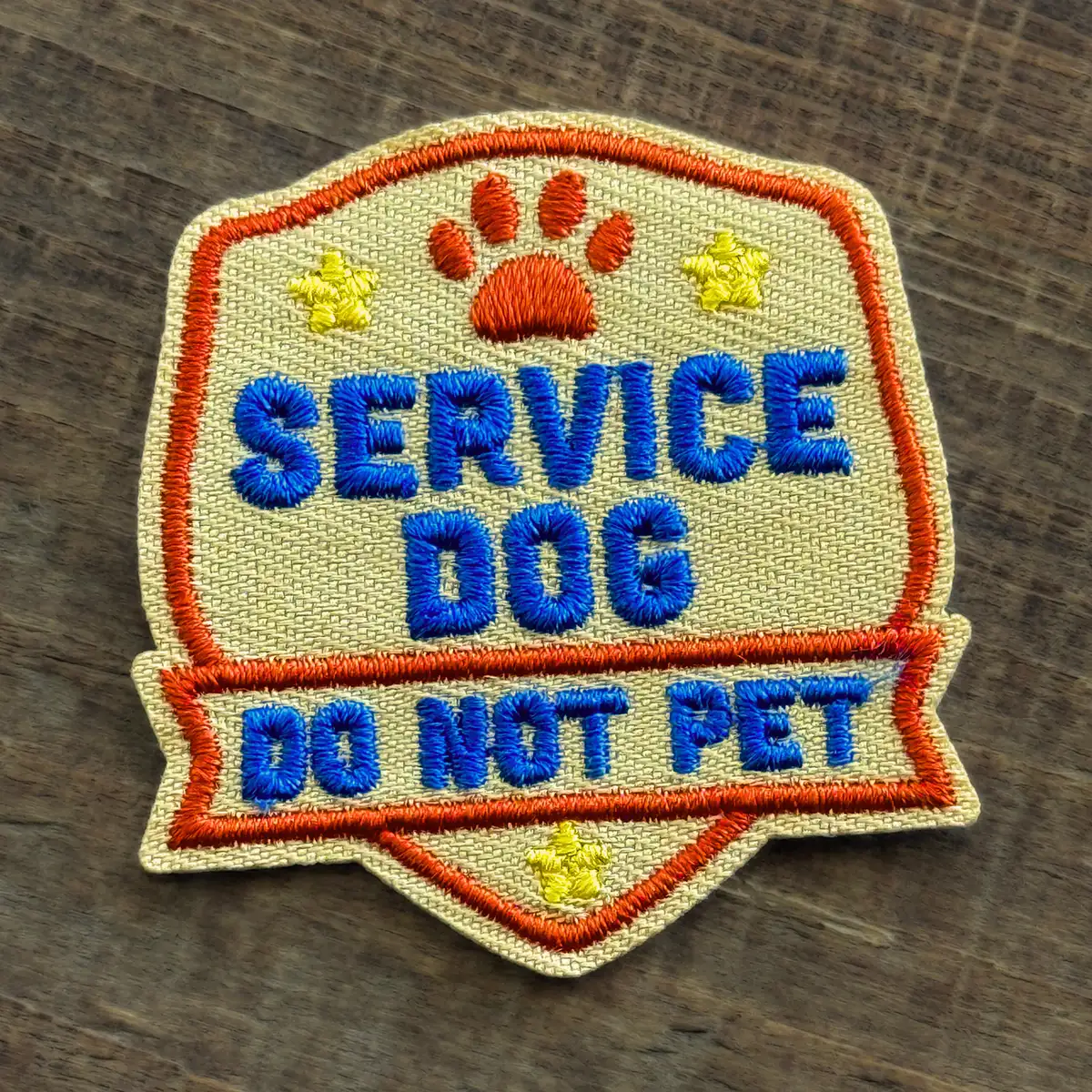 Service Dog – Do Not Pet | Velcro or Iron-On Patch for Pets - Image 4