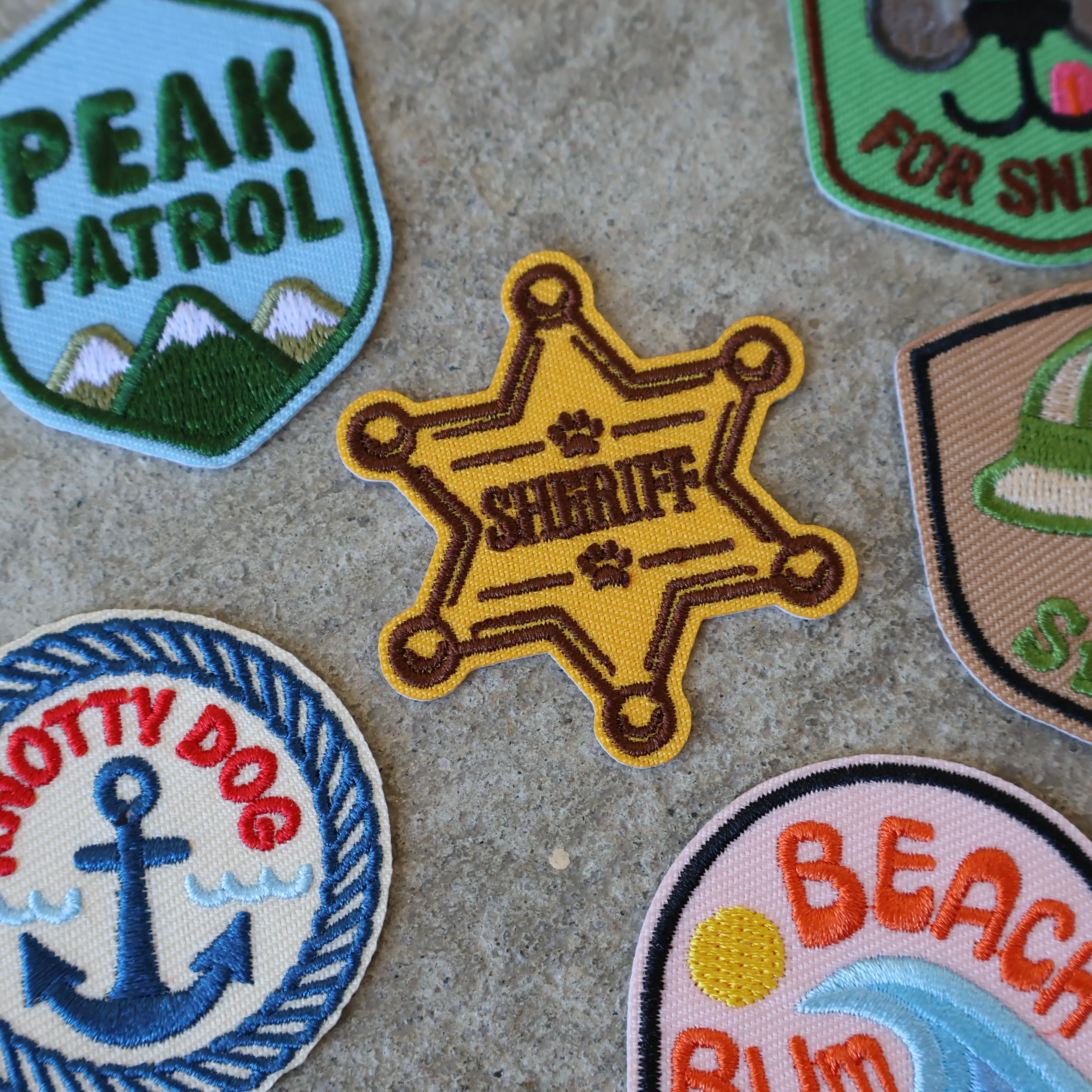 Sheriff Badge | Velcro or Iron-On Patch for Pets - Image 2