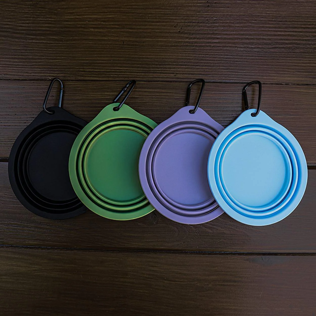 Sky Blue Silicone Travel Bowl - Image 3