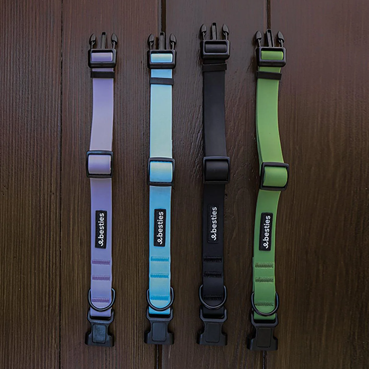 Sky Blue Waterproof Adjustable Dog Collar - Image 6