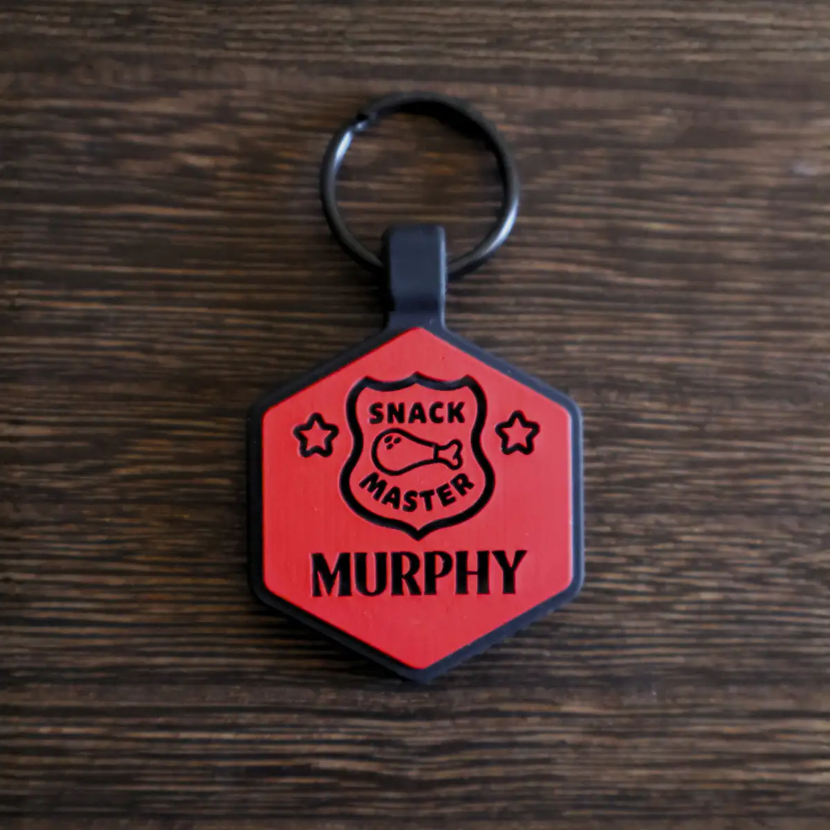 QR Code Snack Master Silicone ID Tag - Image 3