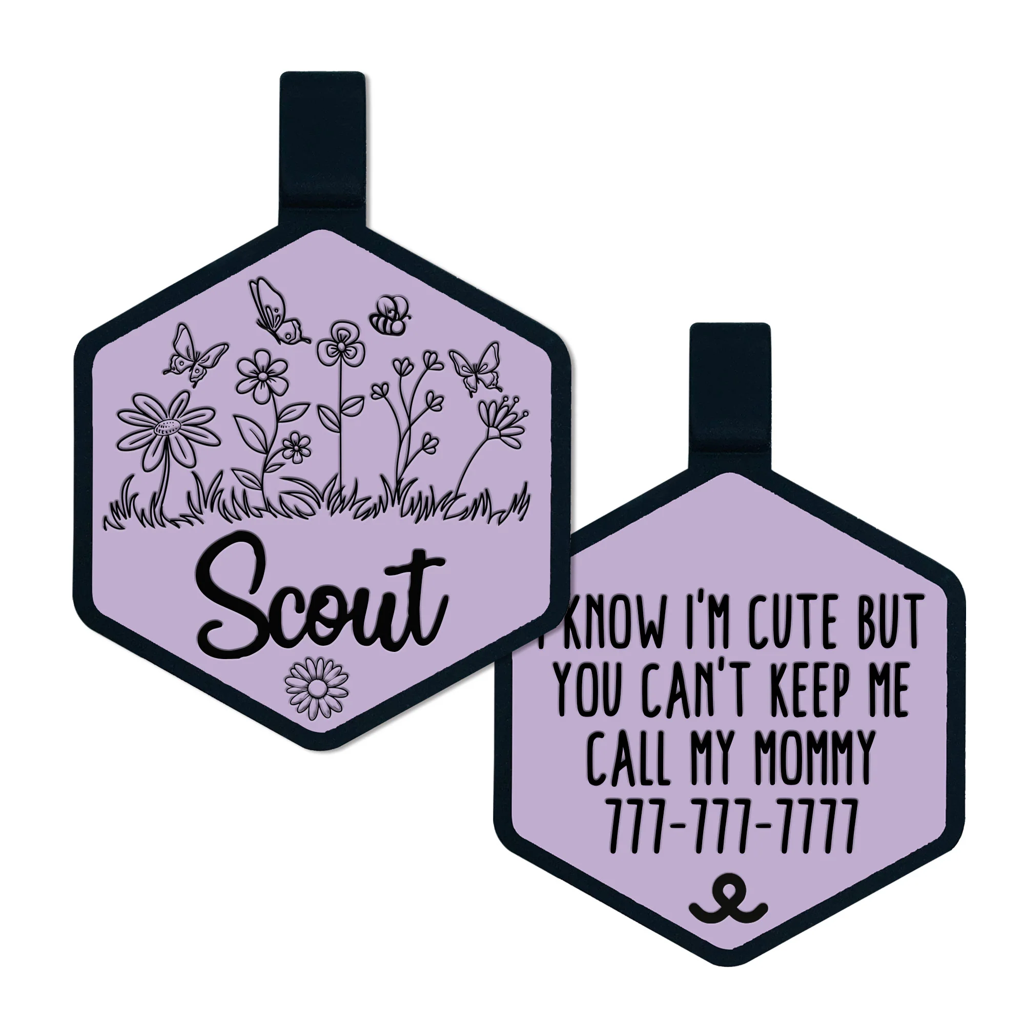 Superbloom Silicone ID Tag