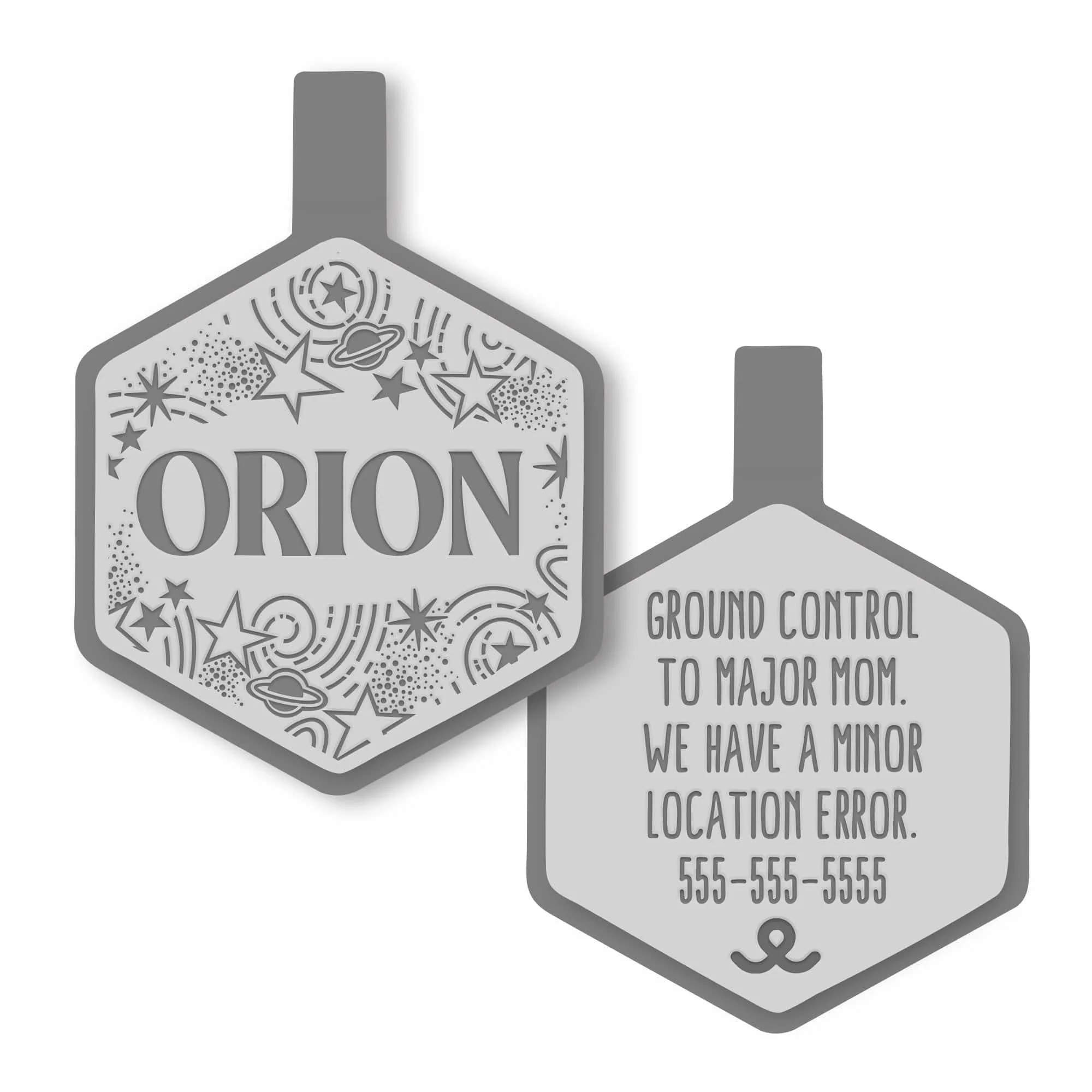 Supernova Silicone ID Tag