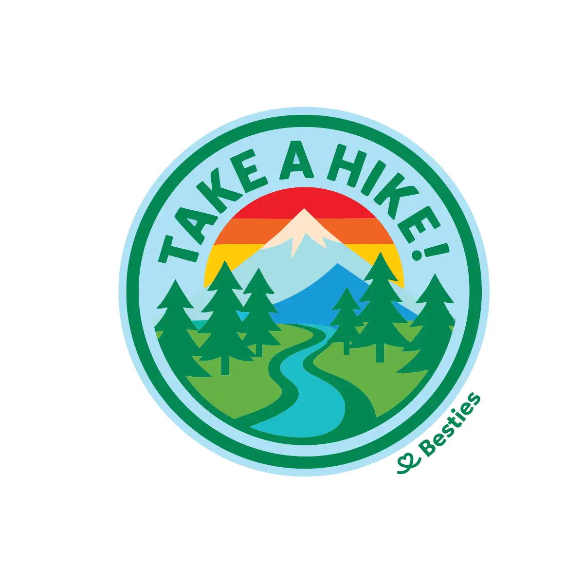Take a Hike Sticker