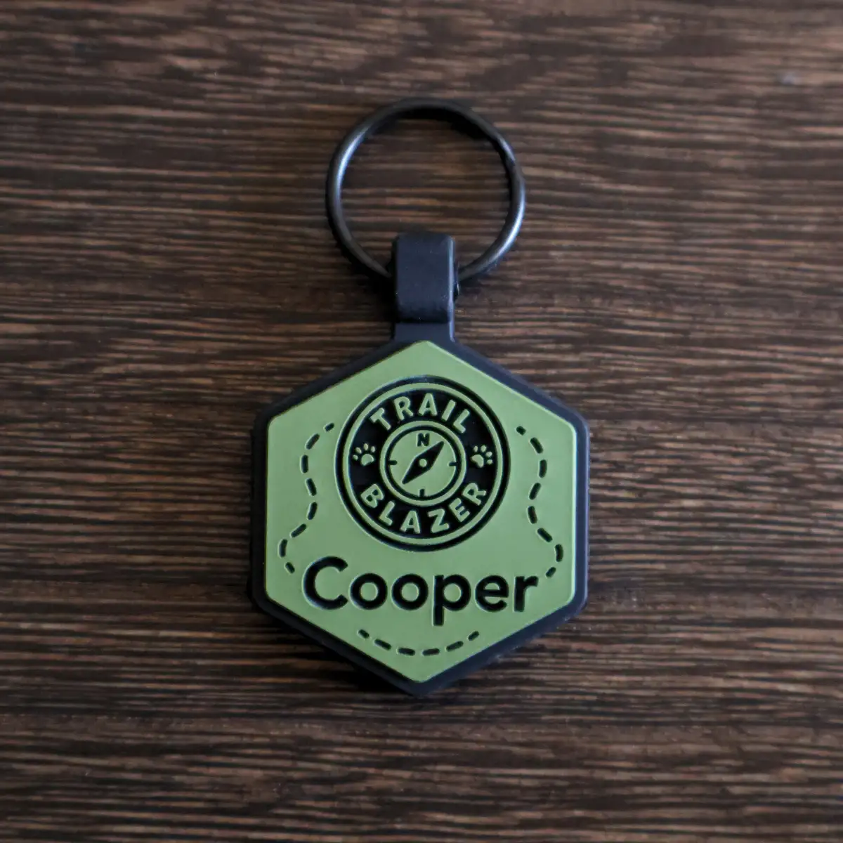 QR Code Trail Blazer Silicone ID Tag - Image 3
