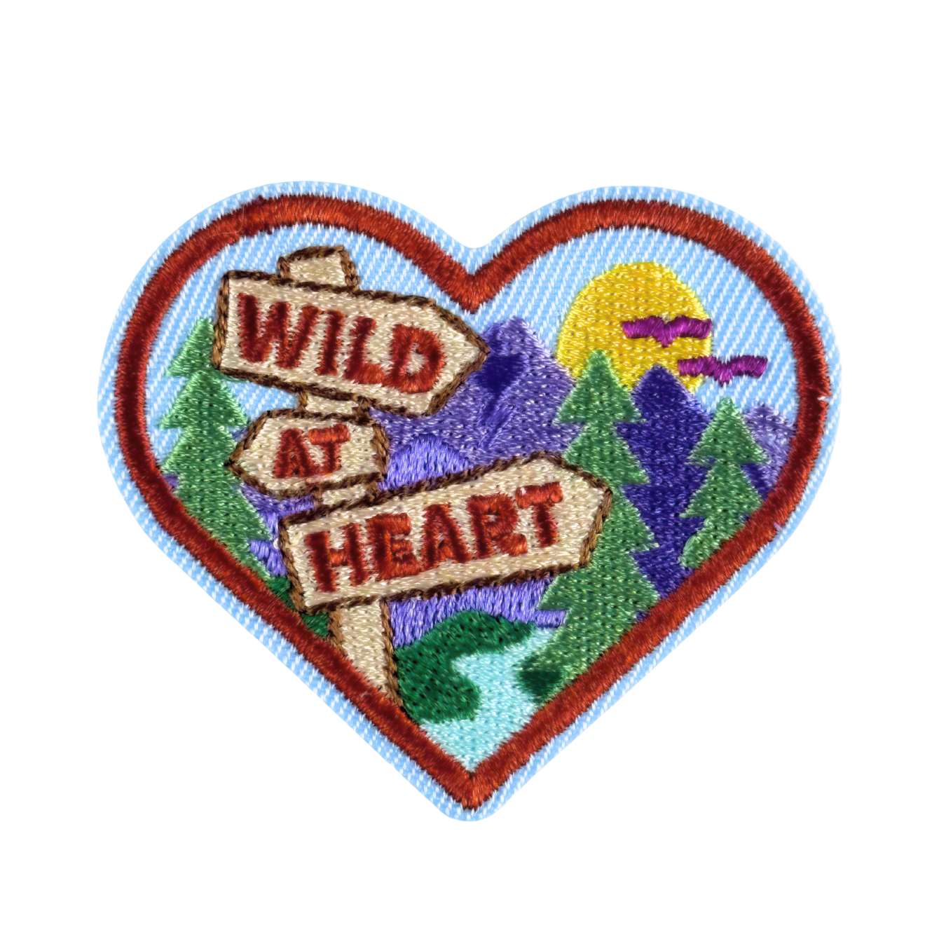 Wild At Heart | Velcro or Iron-On Patches For Pets